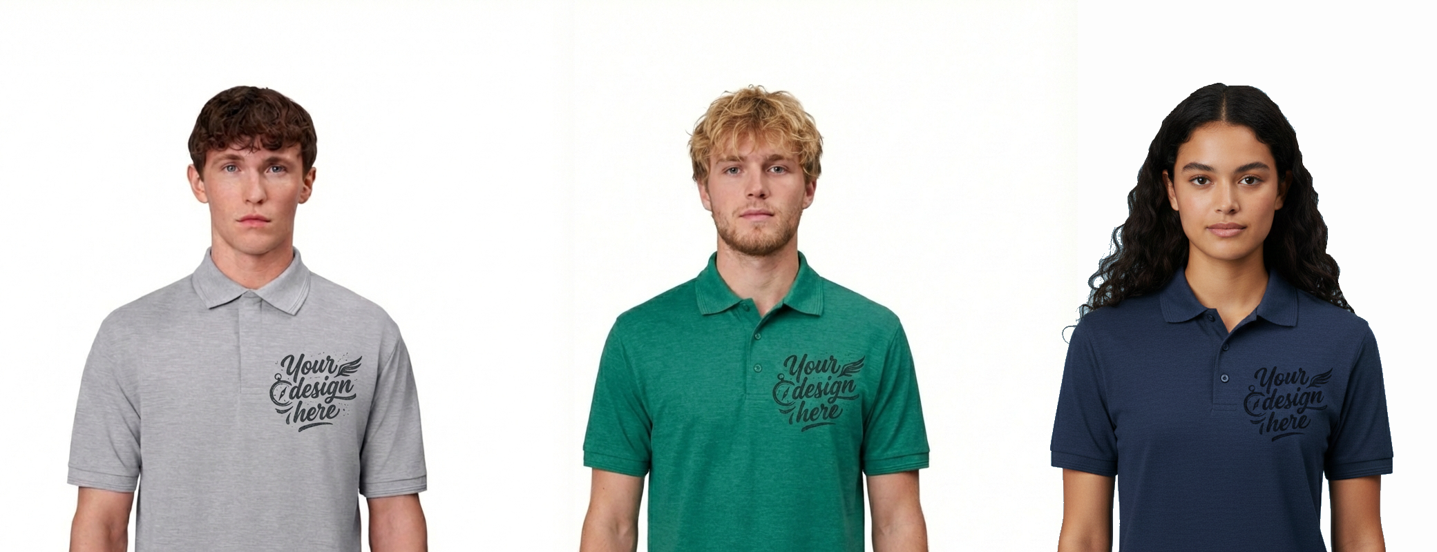 Polo T-shirts med eget logo