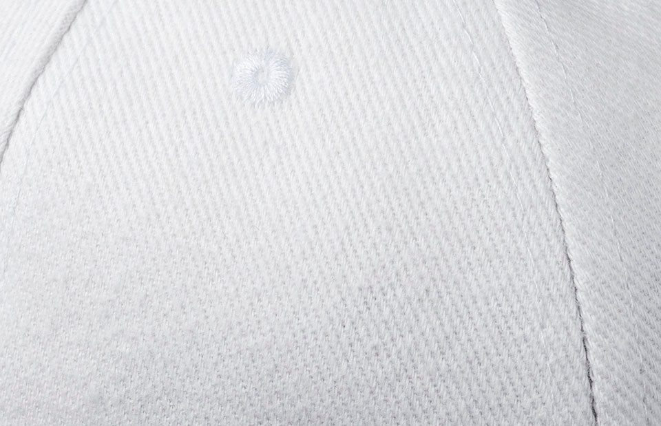 ID 0054 Bomulds cap detalje til broderi