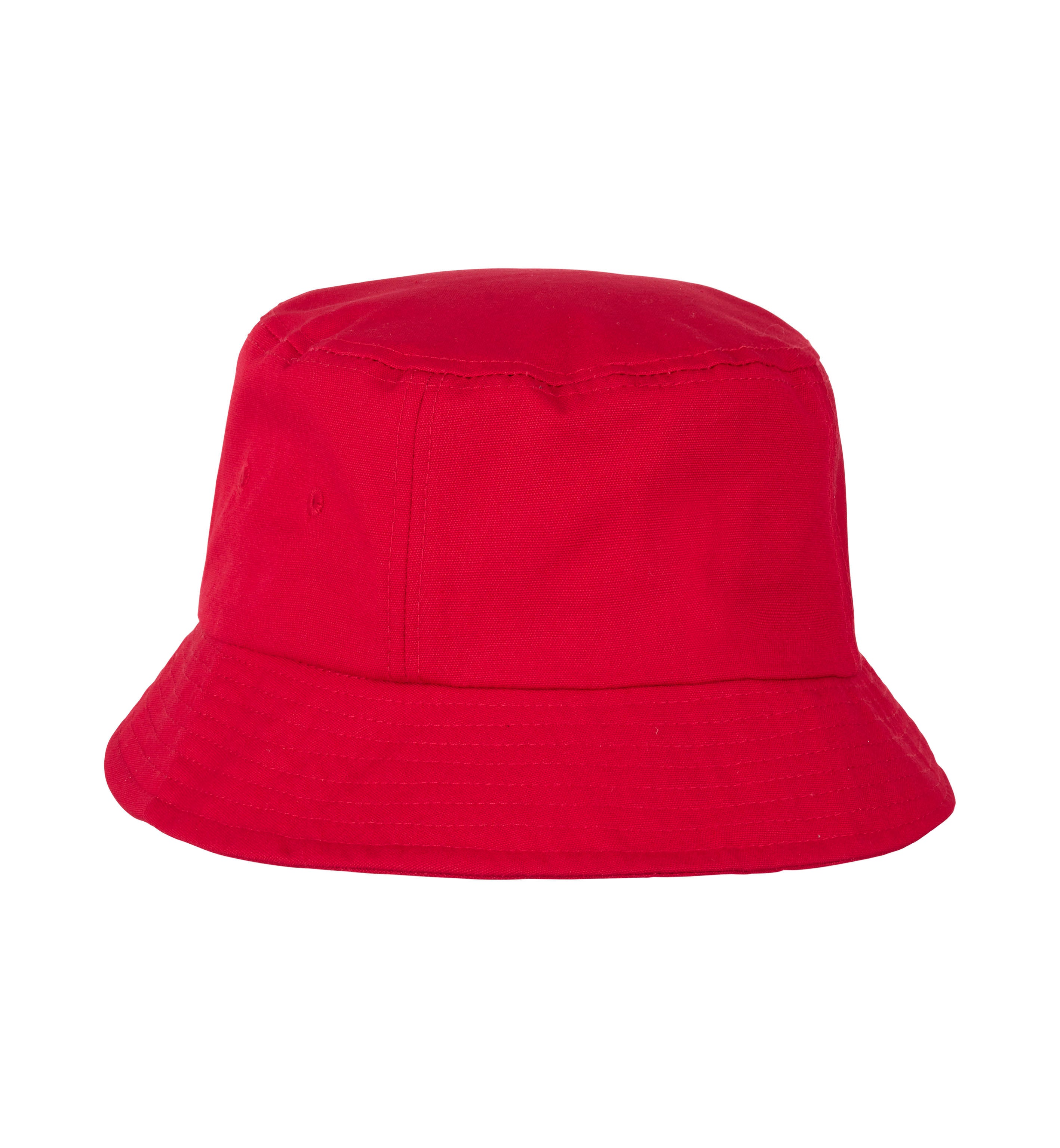 ID 0060 Klassisk canvas bøllehat nærbillede med logo