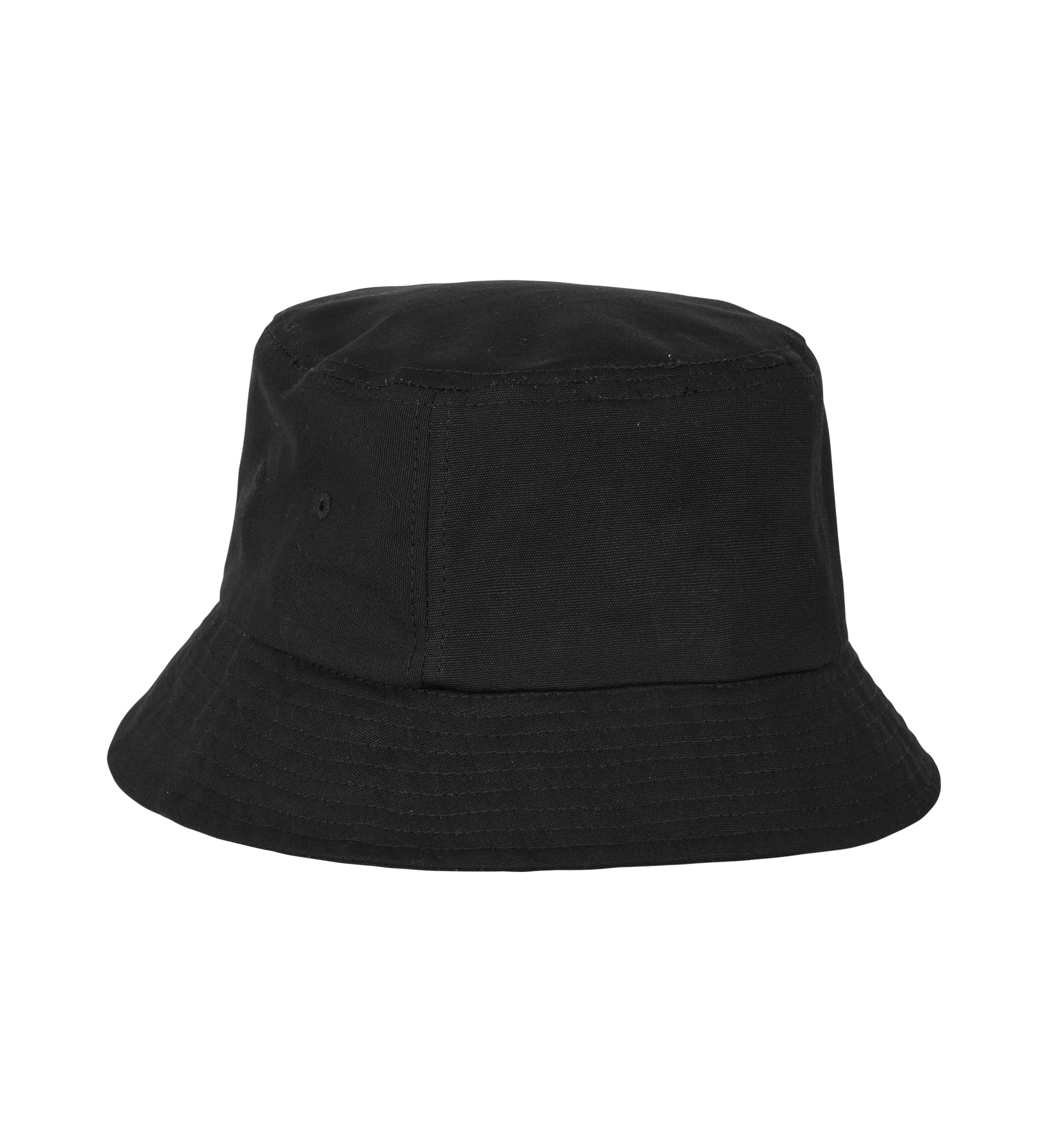 ID 0060 Klassisk canvas bøllehat produktfoto med logo