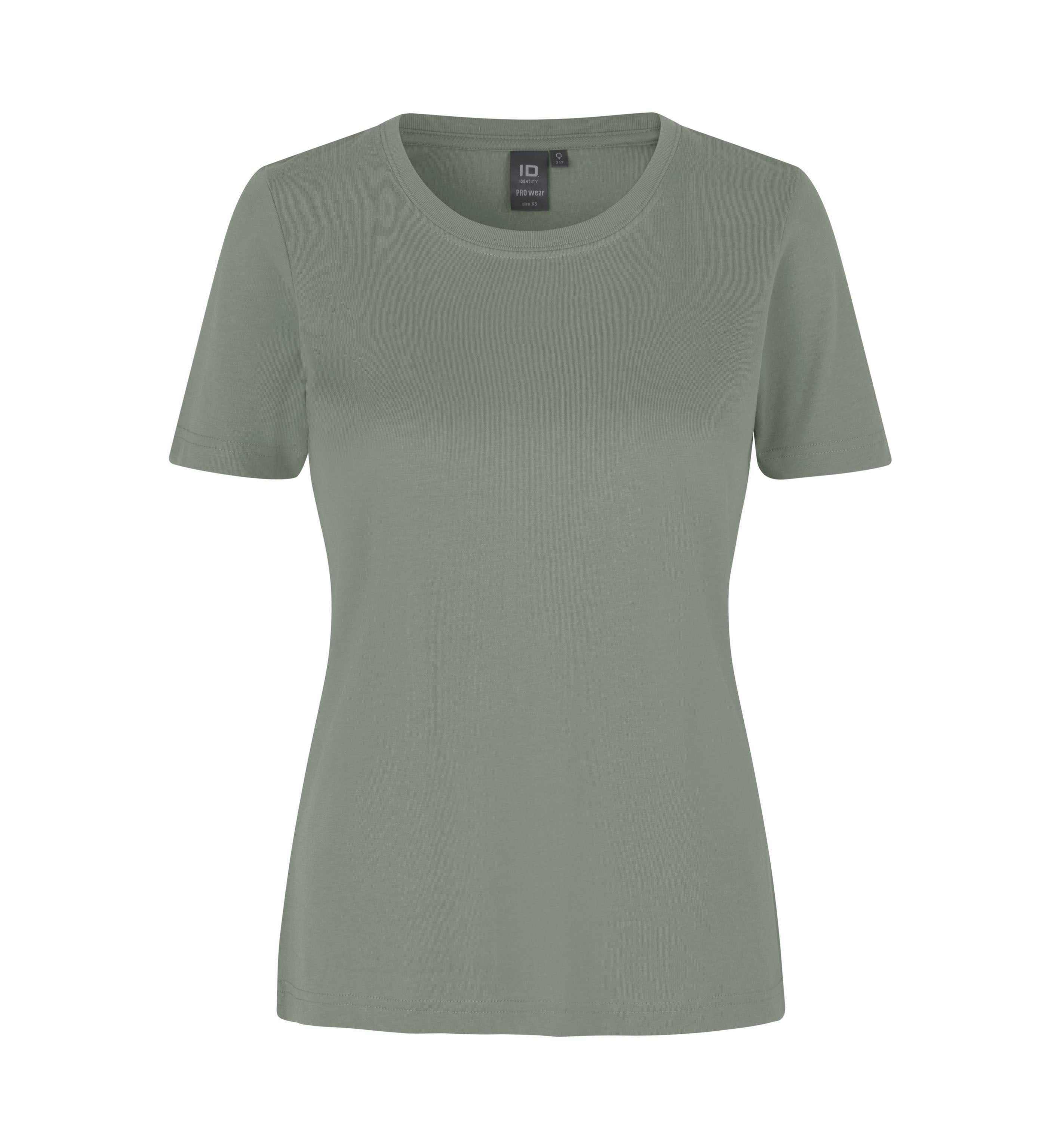 ID 0317 PRO Wear T-shirt | light | dame produktbillede med firmalogo