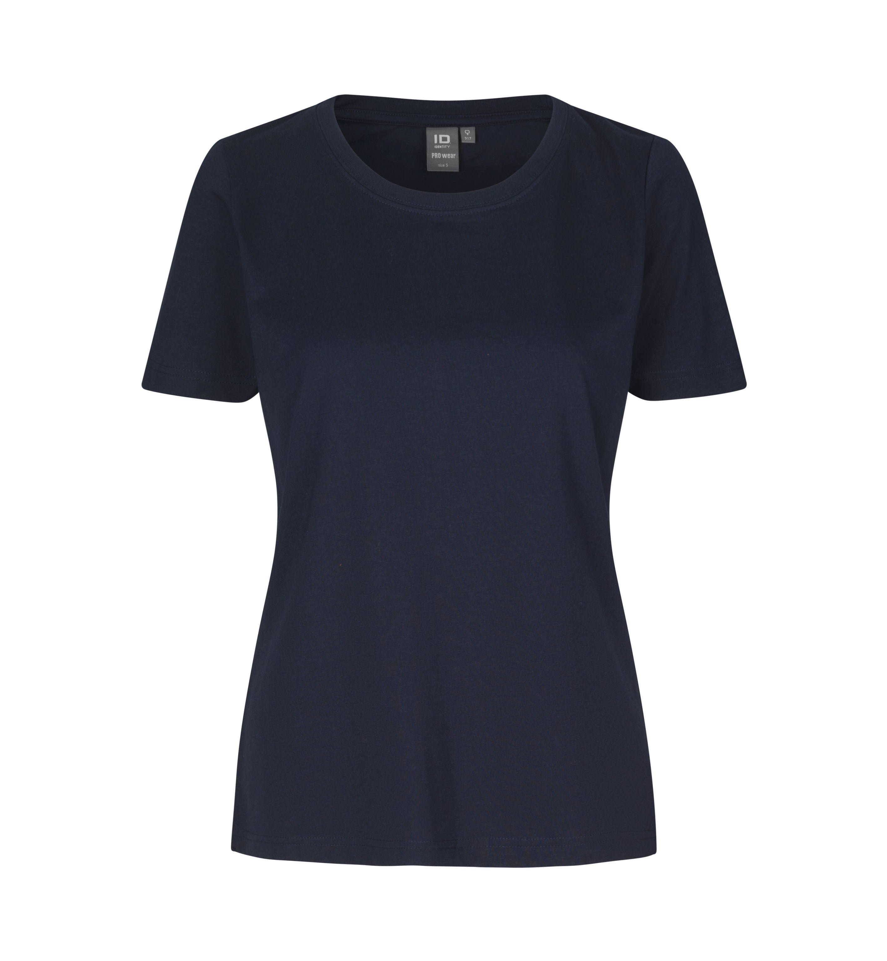 ID 0317 PRO Wear T-shirt | light | dame nærbillede med tryk