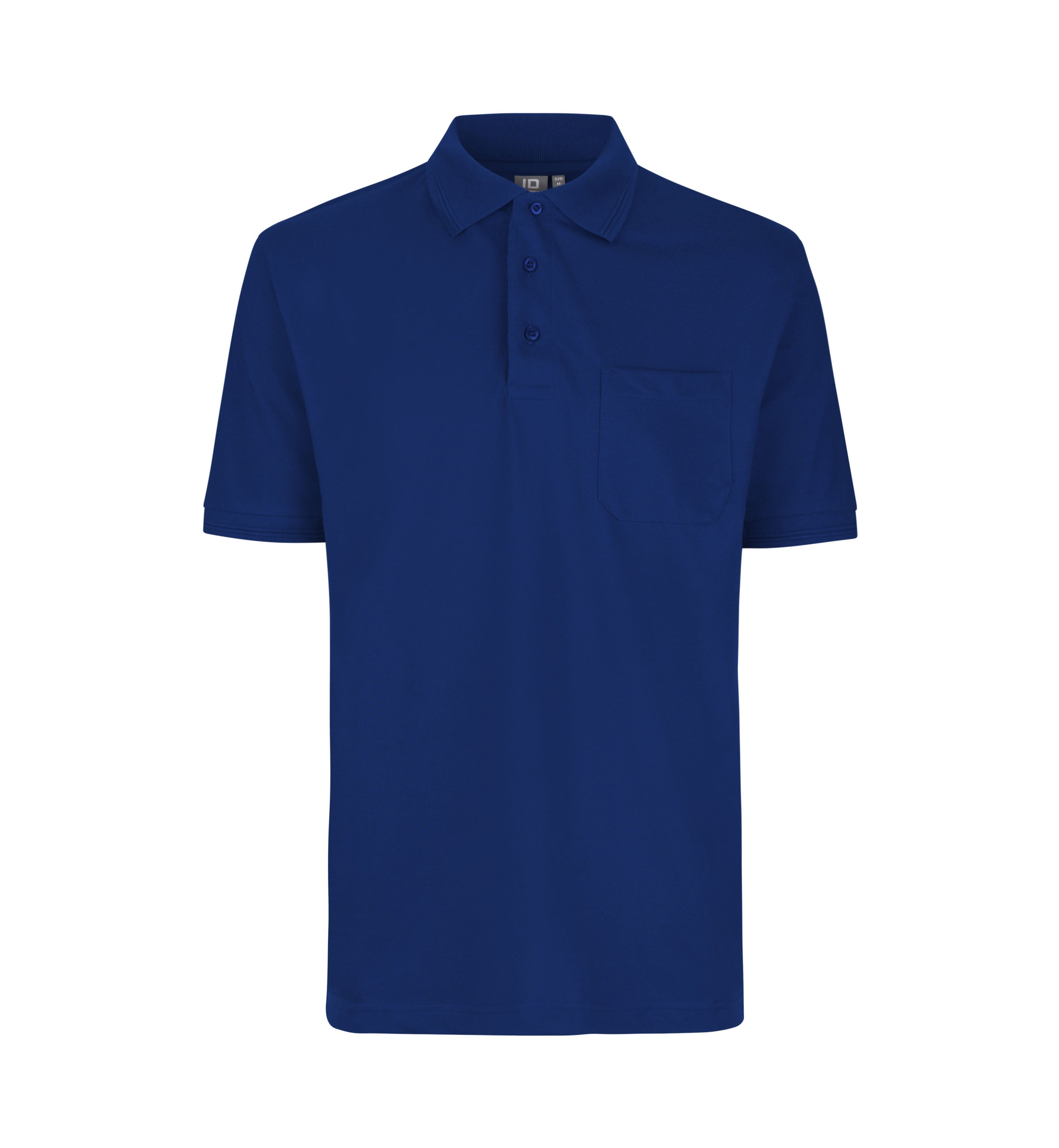 ID 0320 PRO Wear poloshirt | lomme nærbillede med tryk