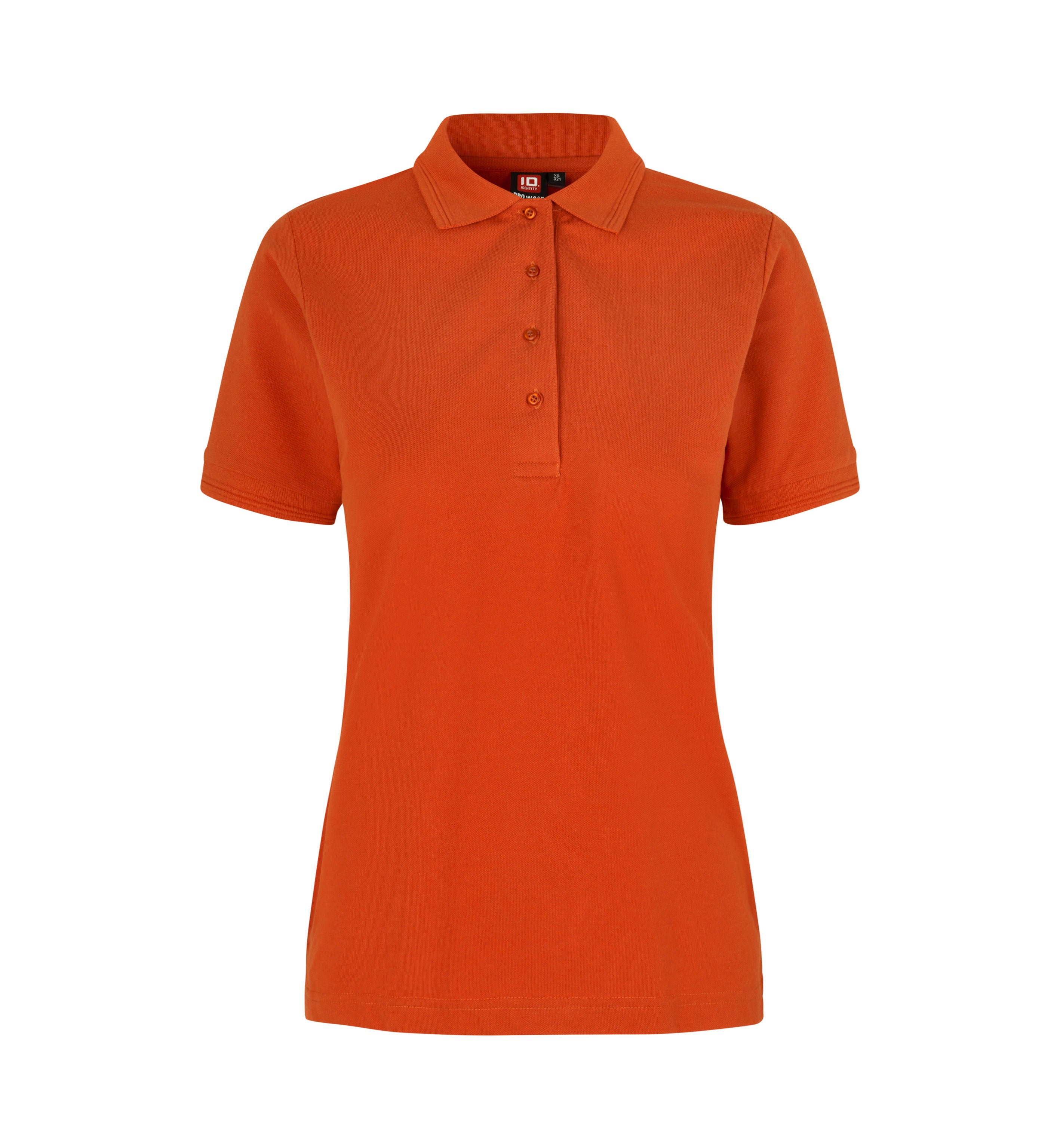 ID 0321 PRO Wear poloshirt | dame nærbillede med firmalogo