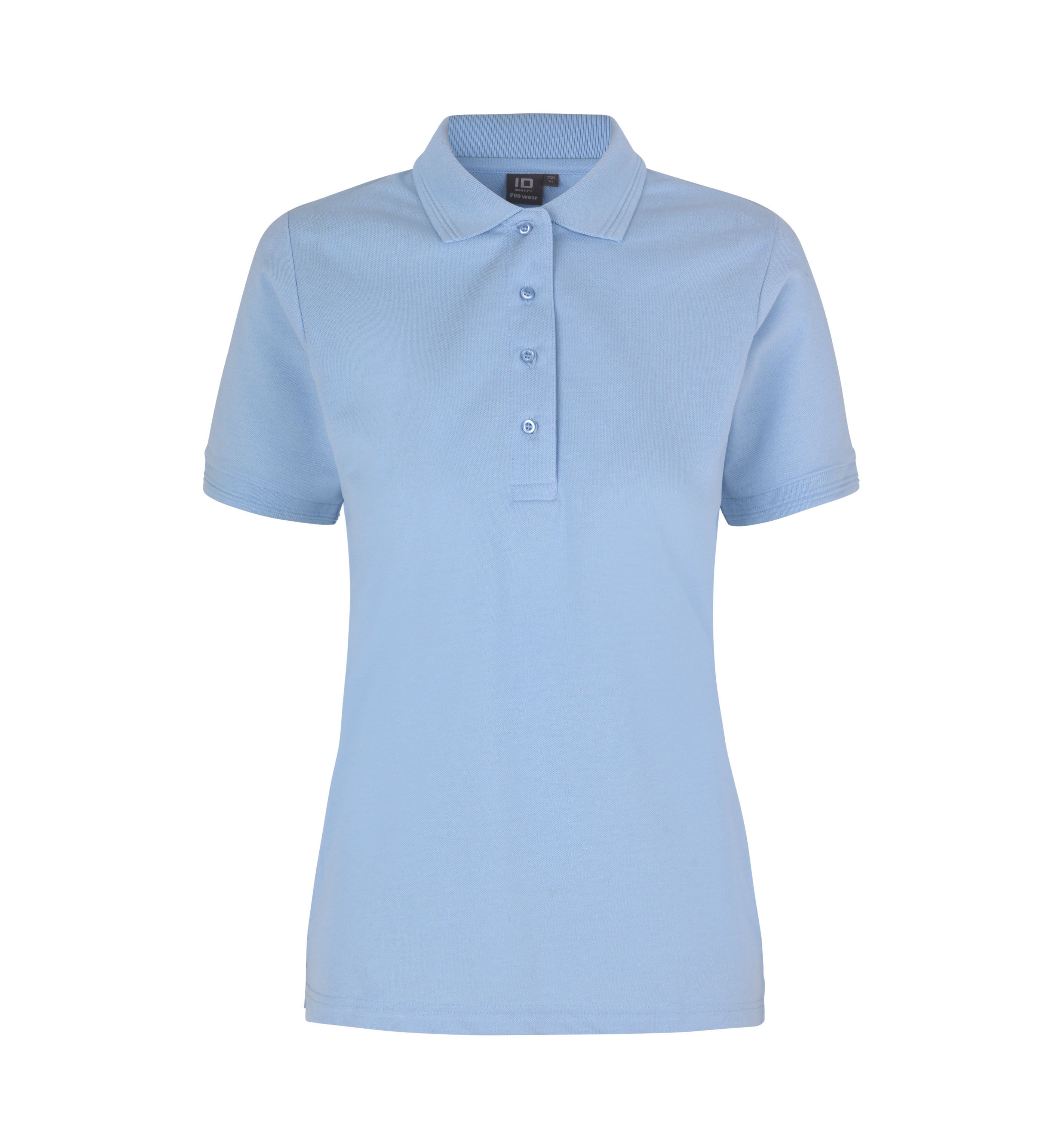 ID 0321 PRO Wear poloshirt | dame nærbillede med tryk