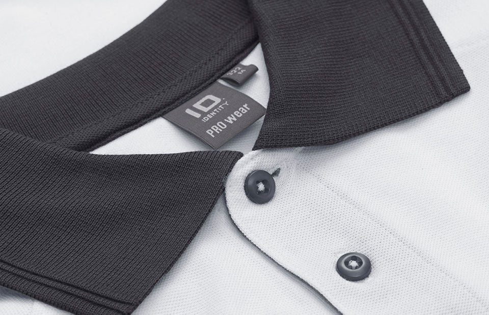 ID 0322 PRO Wear poloshirt | kontrast detalje til broderi