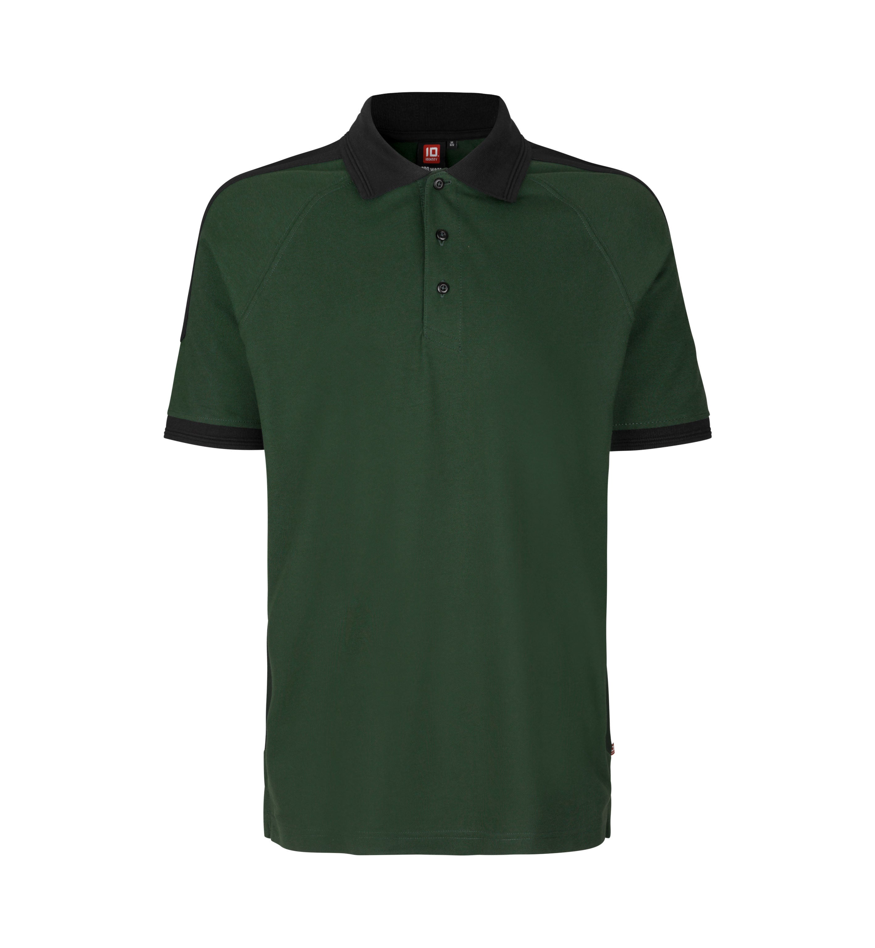 ID 0322 PRO Wear poloshirt | kontrast produktfoto med firmalogo
