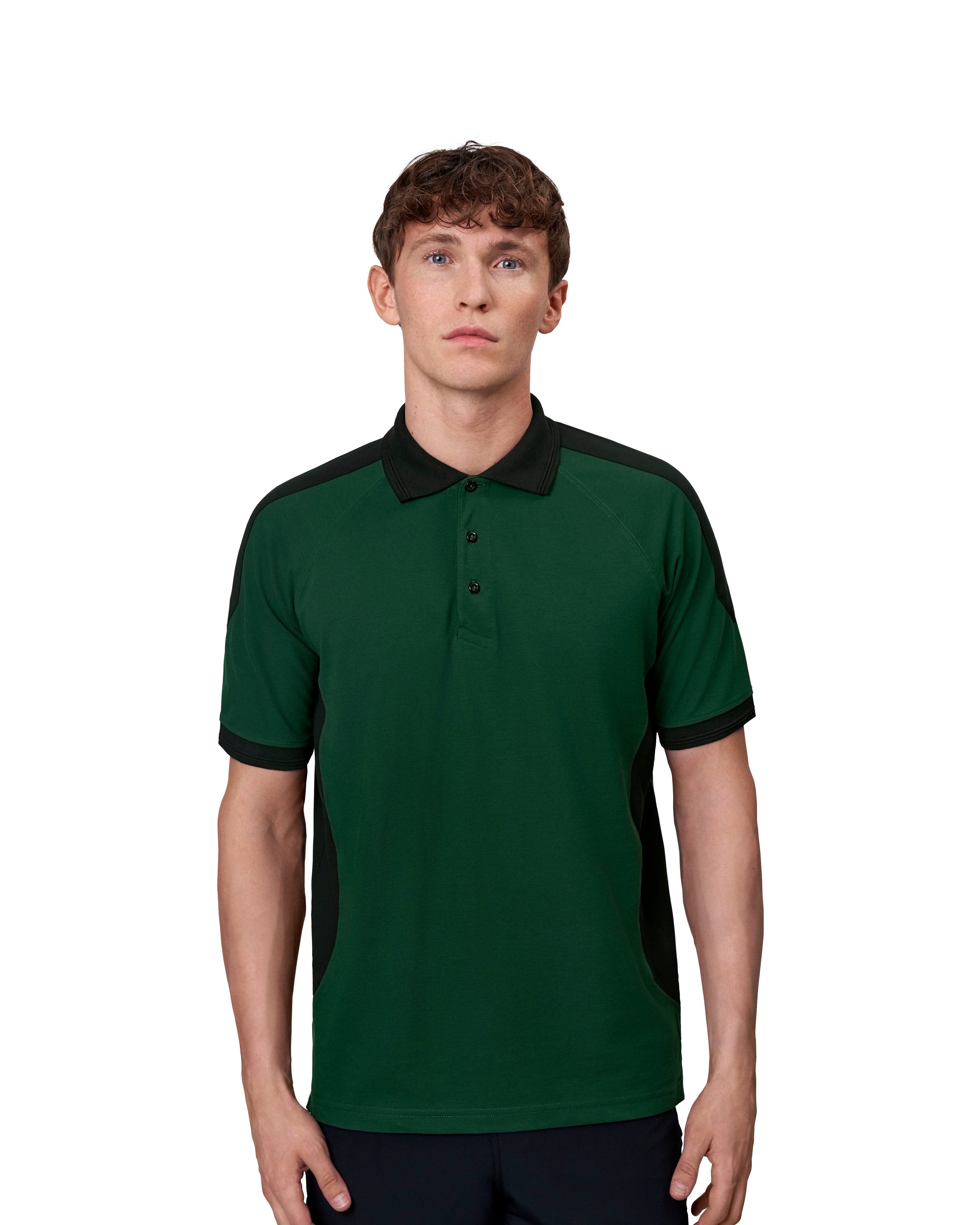 ID 0322 PRO Wear poloshirt | kontrast produktbillede med firmalogo