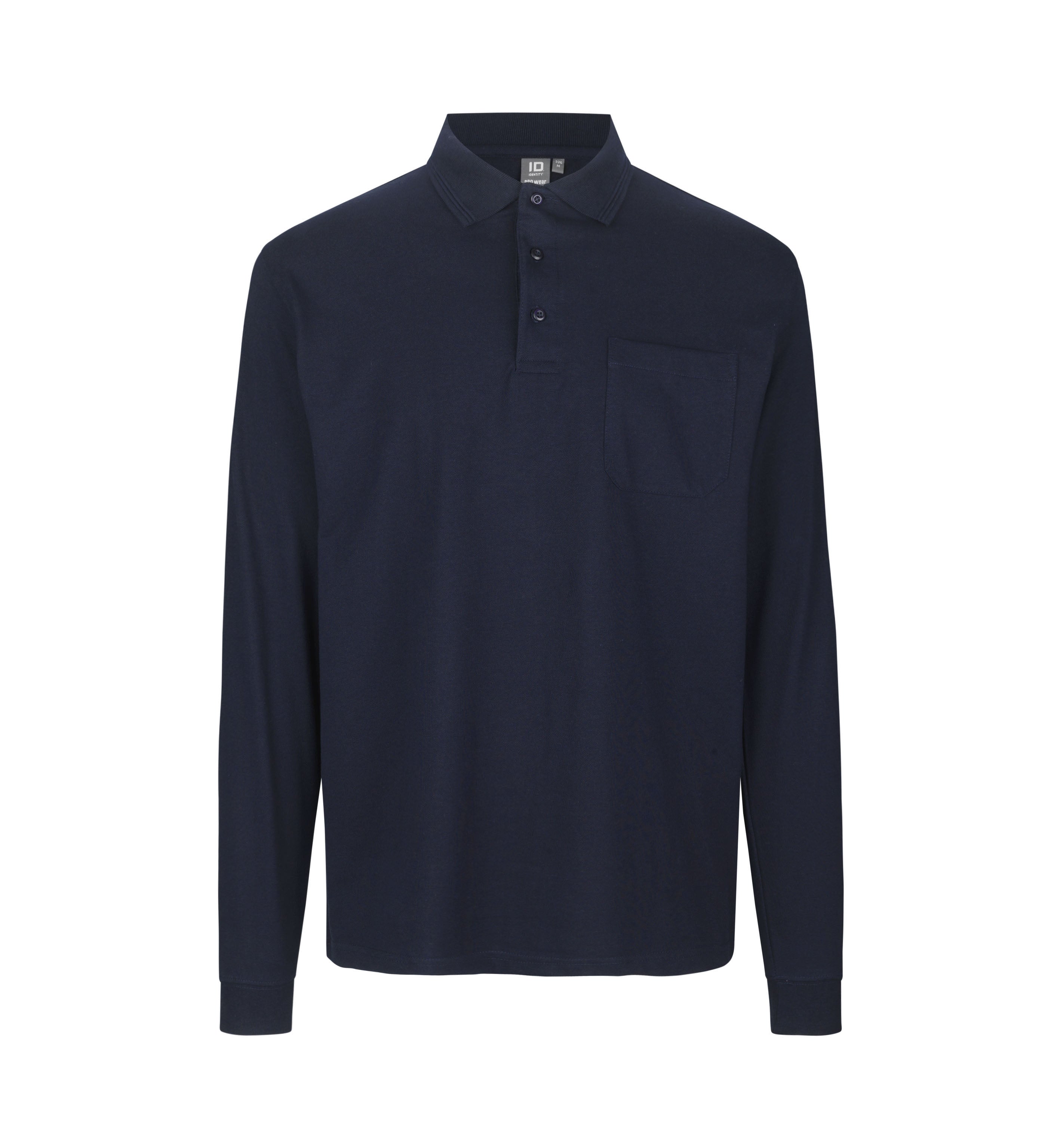 ID 0326 PRO Wear poloshirt | l/æ nærbillede med tryk