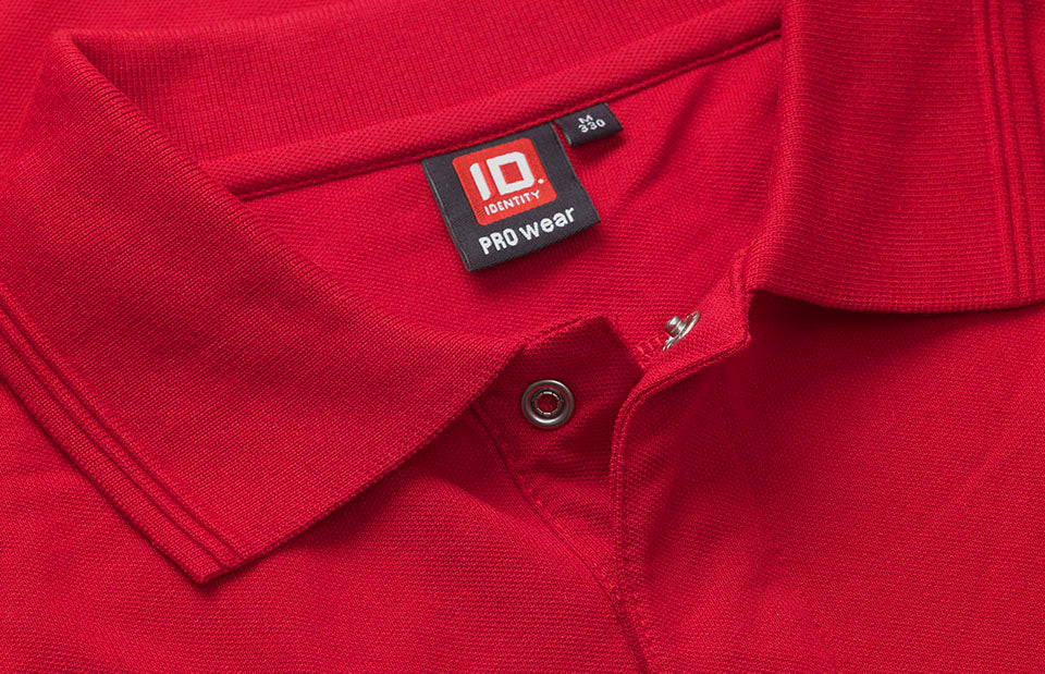 ID 0330 PRO Wear poloshirt | trykknap produktfoto med logo