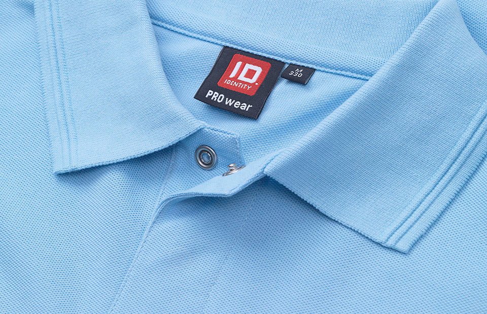 ID 0330 PRO Wear poloshirt | trykknap produktbillede med logo