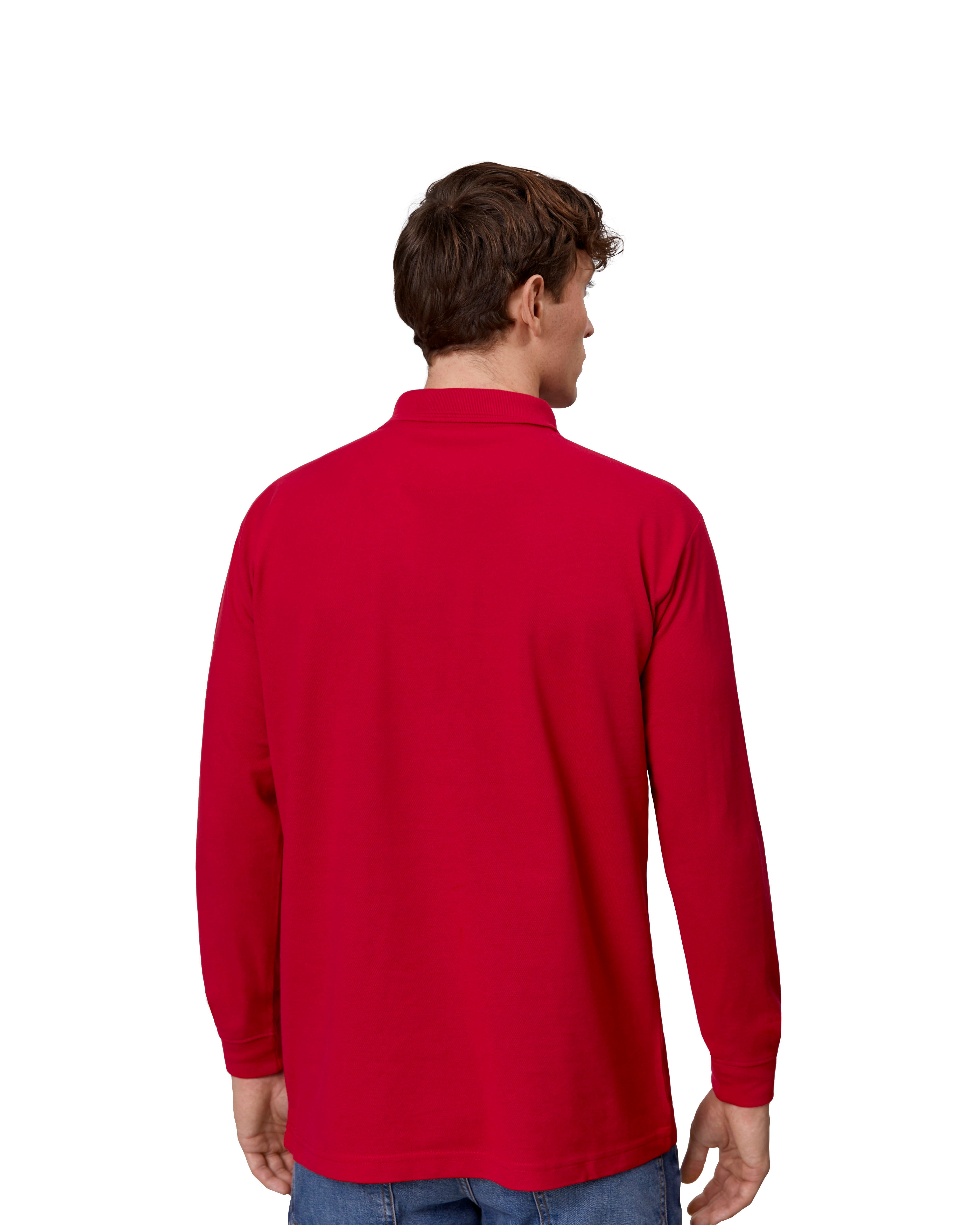 ID 0336 PRO Wear l/æ poloshirt | trykknap detalje med logo