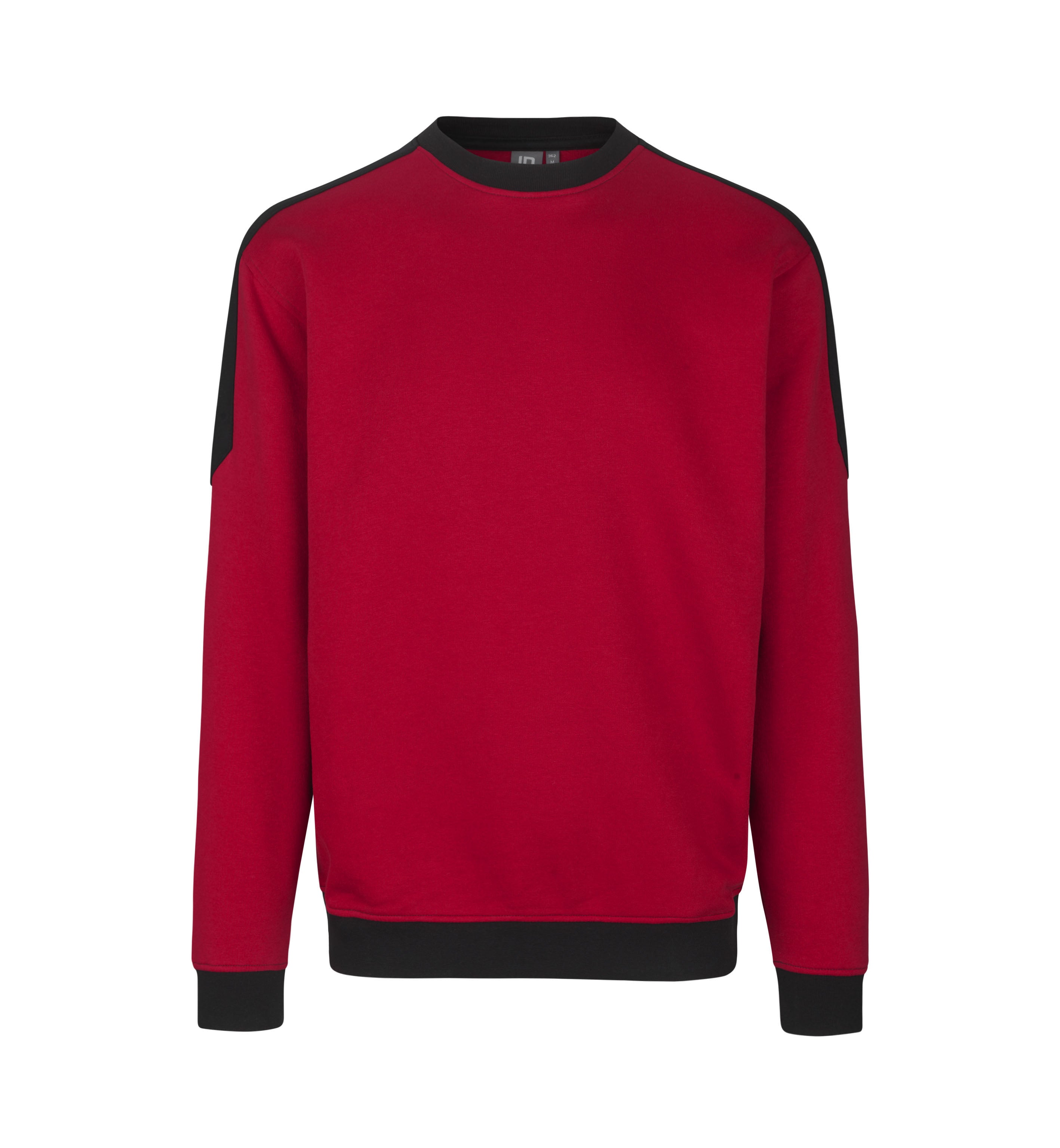 ID 0362 PRO Wear sweatshirt | kontrast nærbillede med tryk