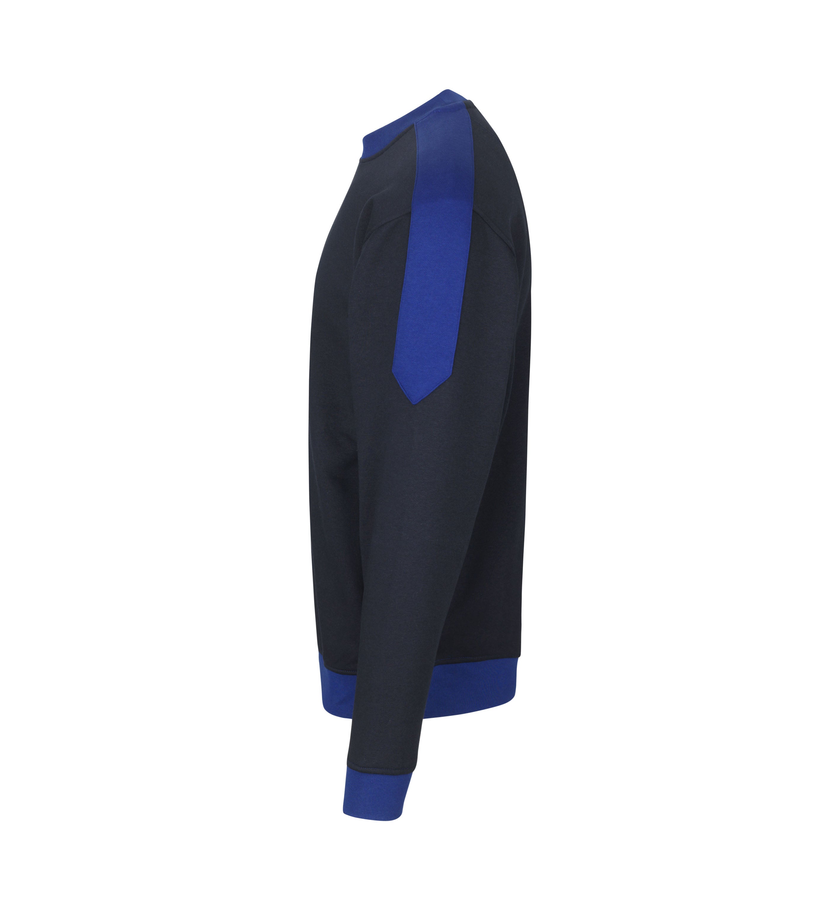 ID 0362 PRO Wear sweatshirt | kontrast nærbillede med firmalogo