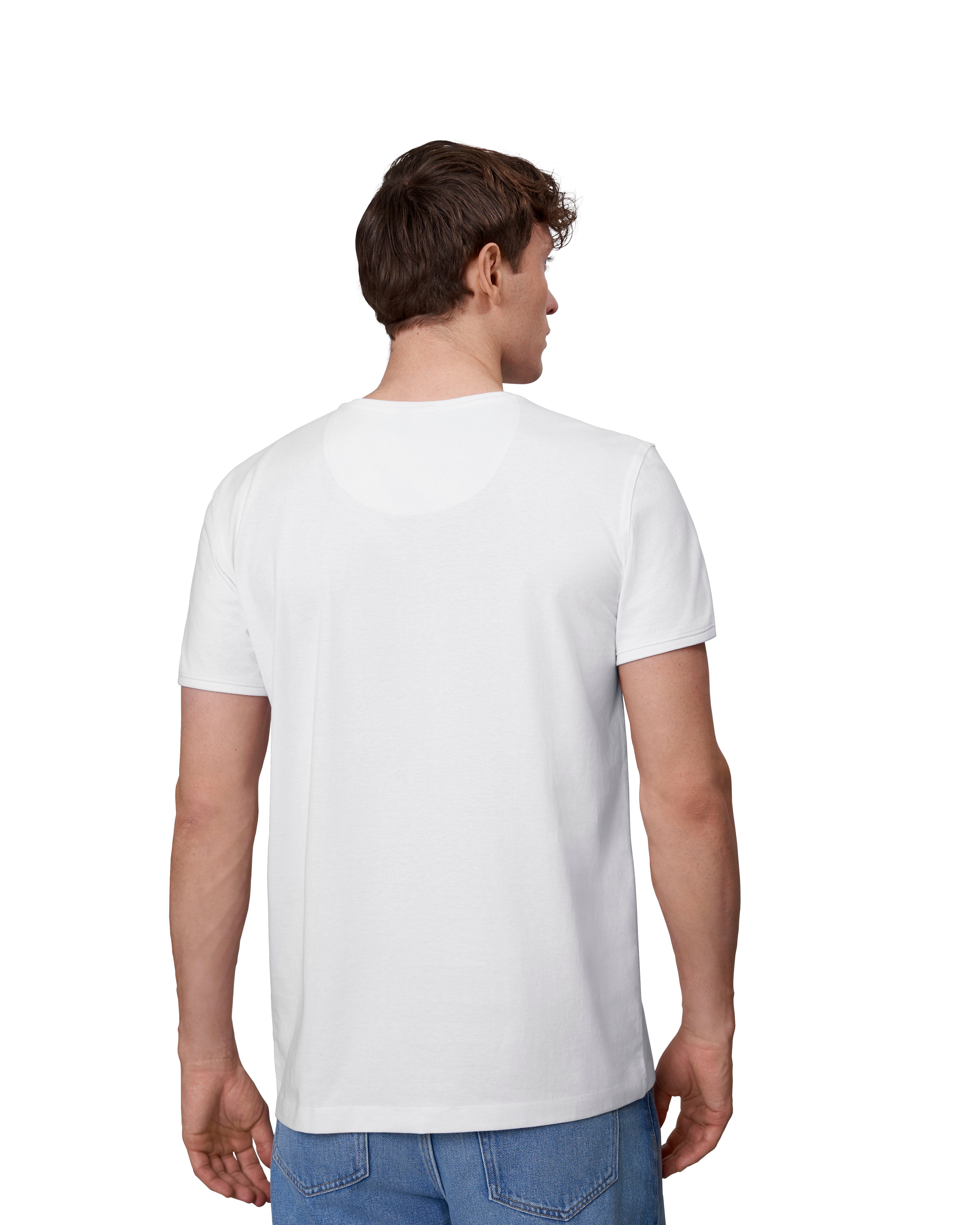 ID 0372 PRO Wear CARE T-shirt | v-hals nærbillede med logo