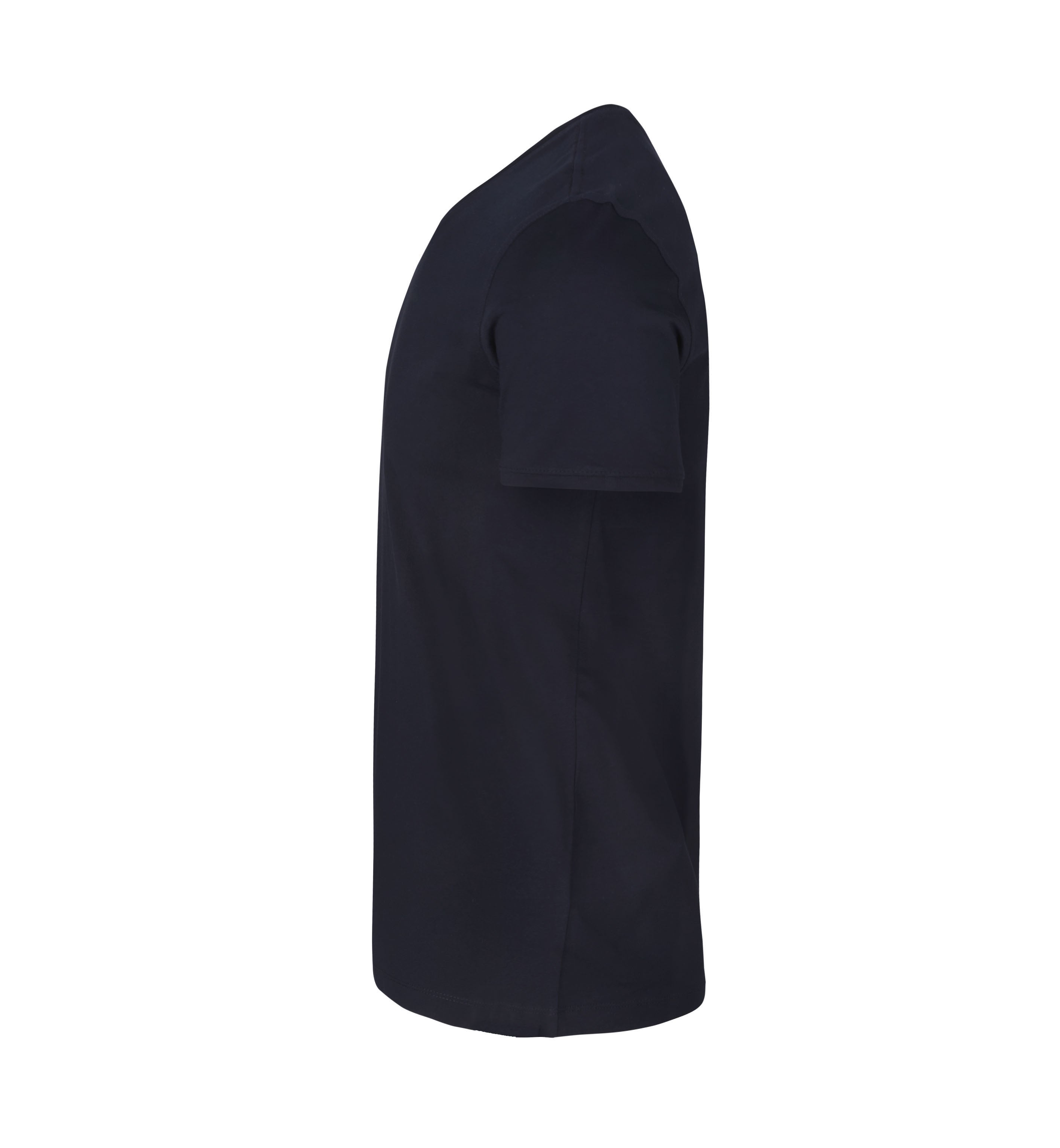ID 0372 PRO Wear CARE T-shirt | v-hals nærbillede med firmalogo