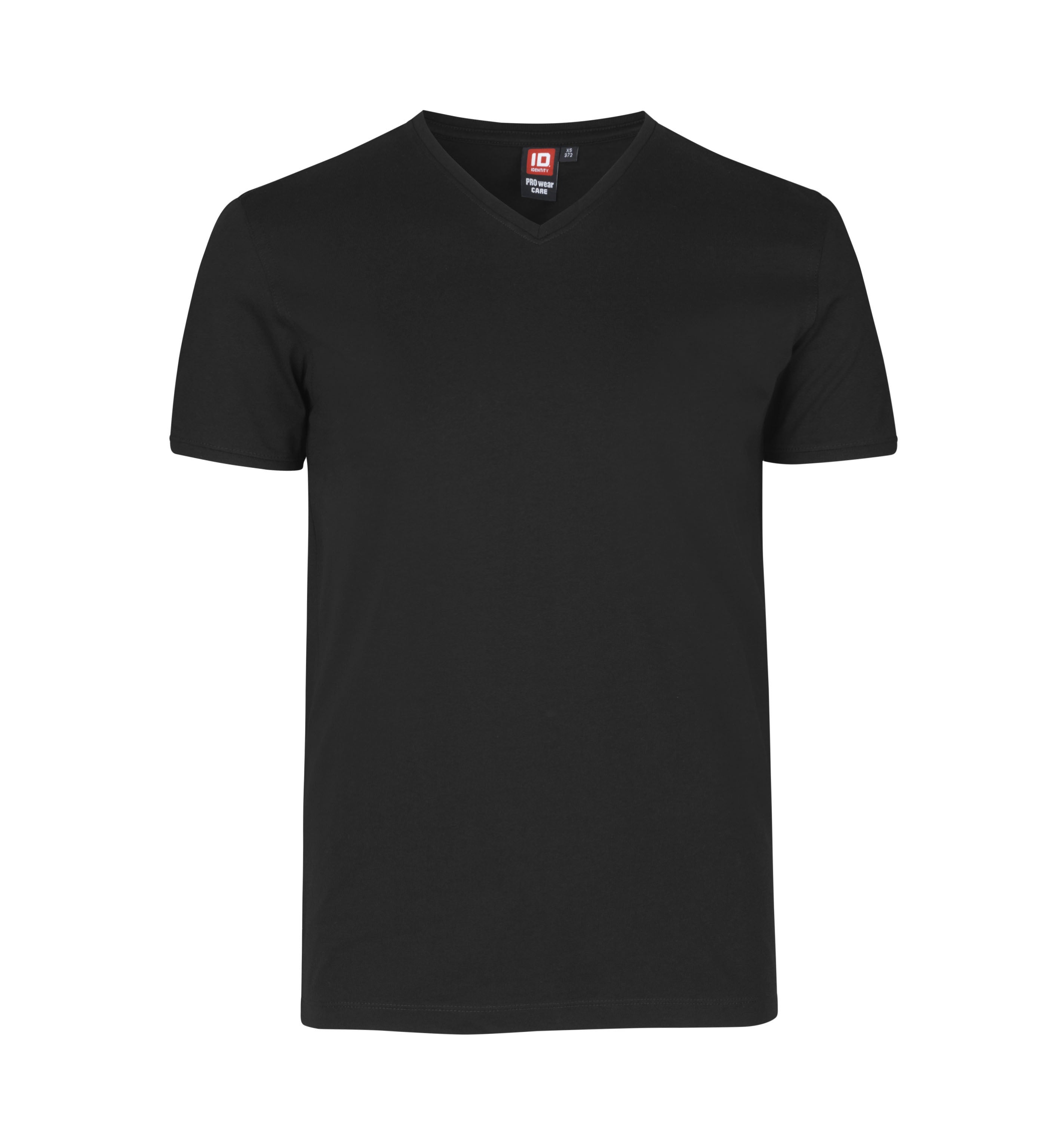 ID 0372 PRO Wear CARE T-shirt | v-hals produktfoto med tryk