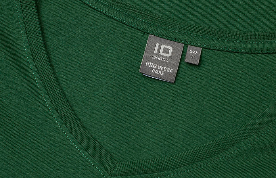 ID 0373 PRO Wear CARE T-shirt | v-hals | dame detalje med logo