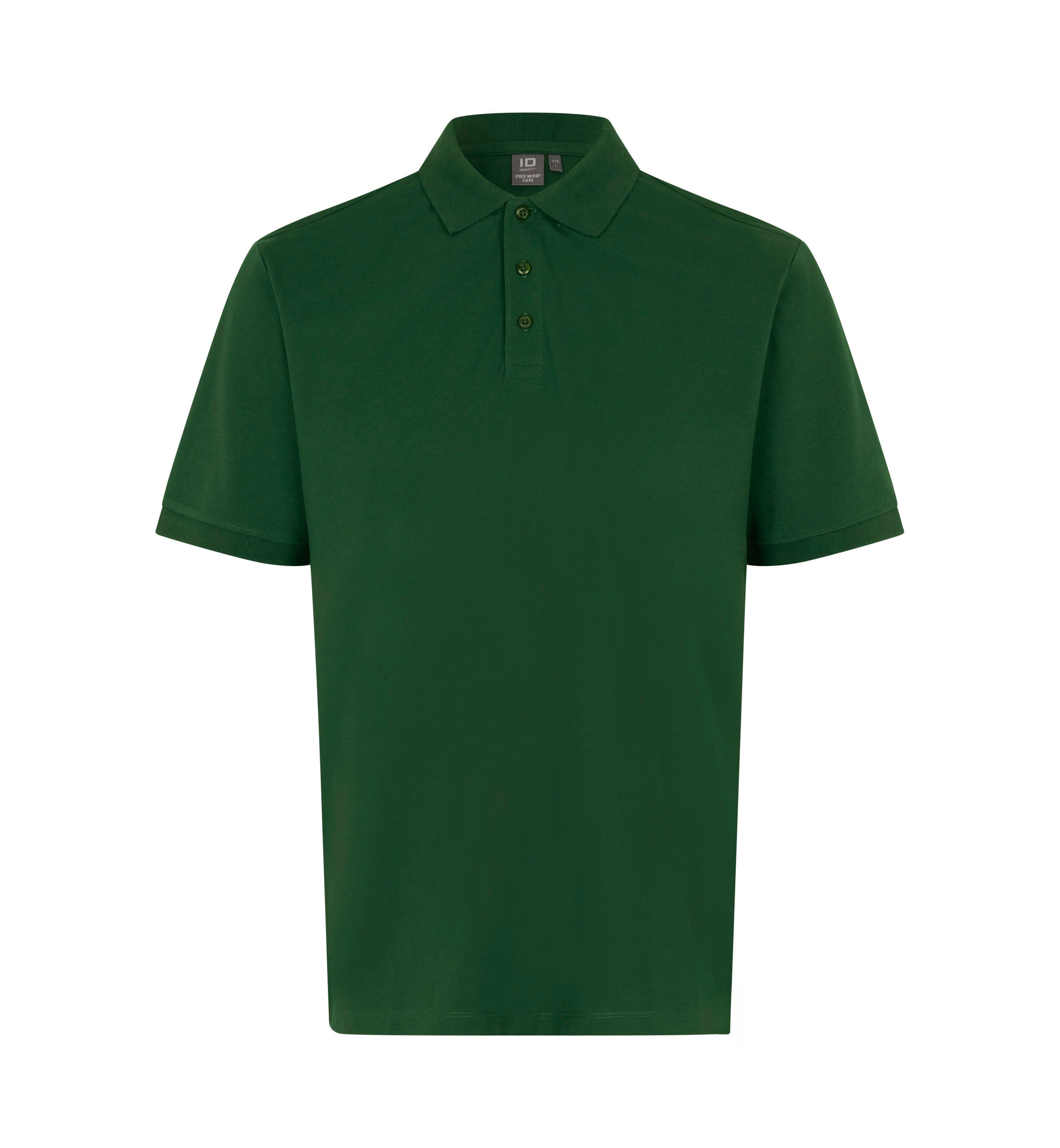 ID 0376 PRO Wear CARE poloshirt | klassisk nærbillede med tryk