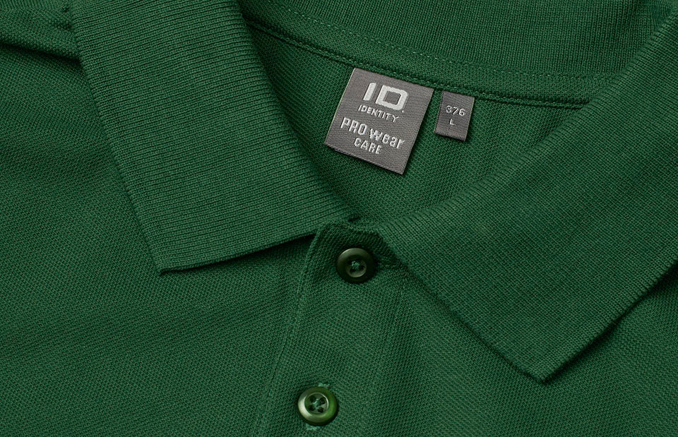 ID 0376 PRO Wear CARE poloshirt | klassisk detalje med logo