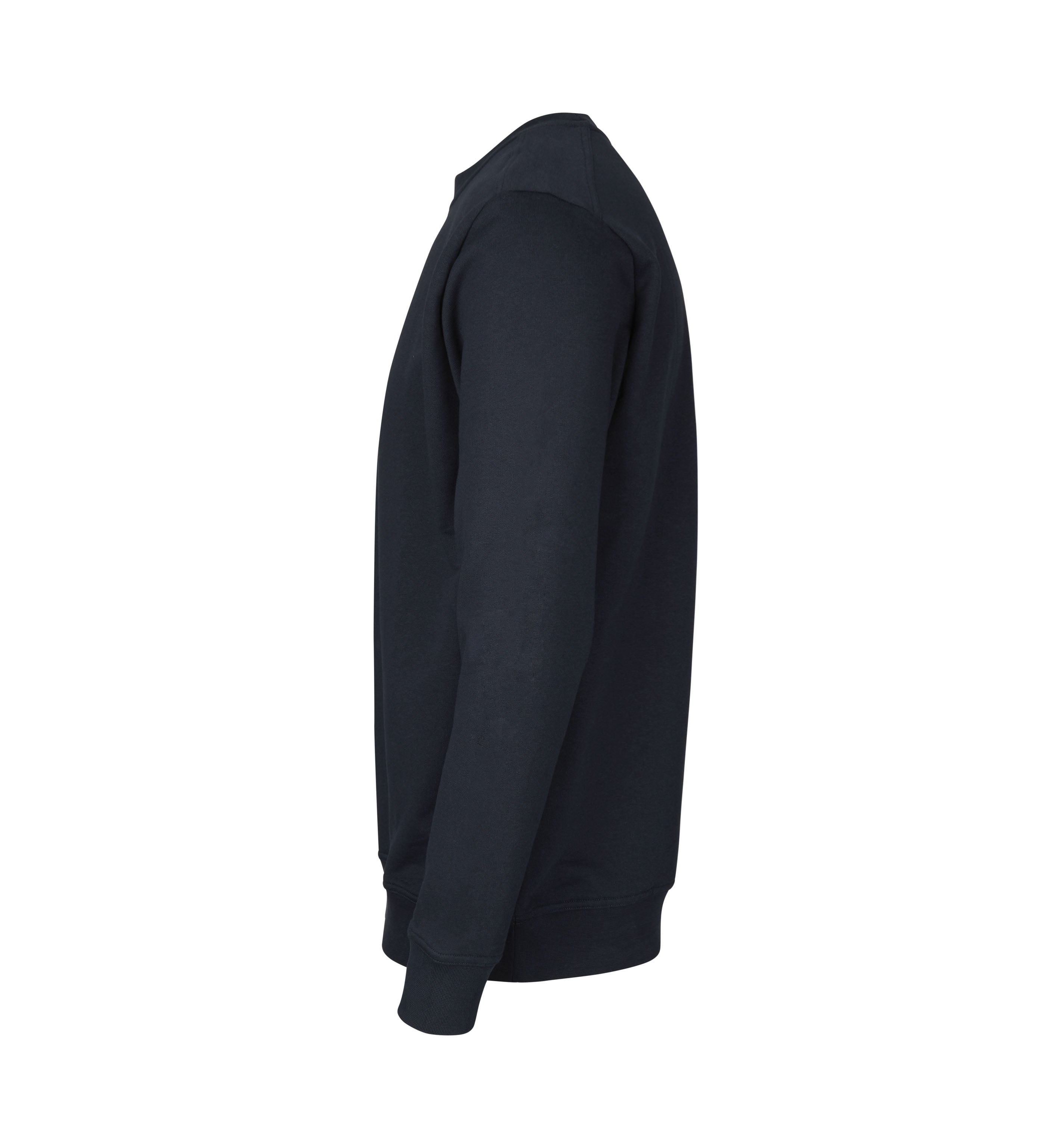 ID 0380 PRO Wear CARE sweatshirt | ubørstet nærbillede med firmalogo