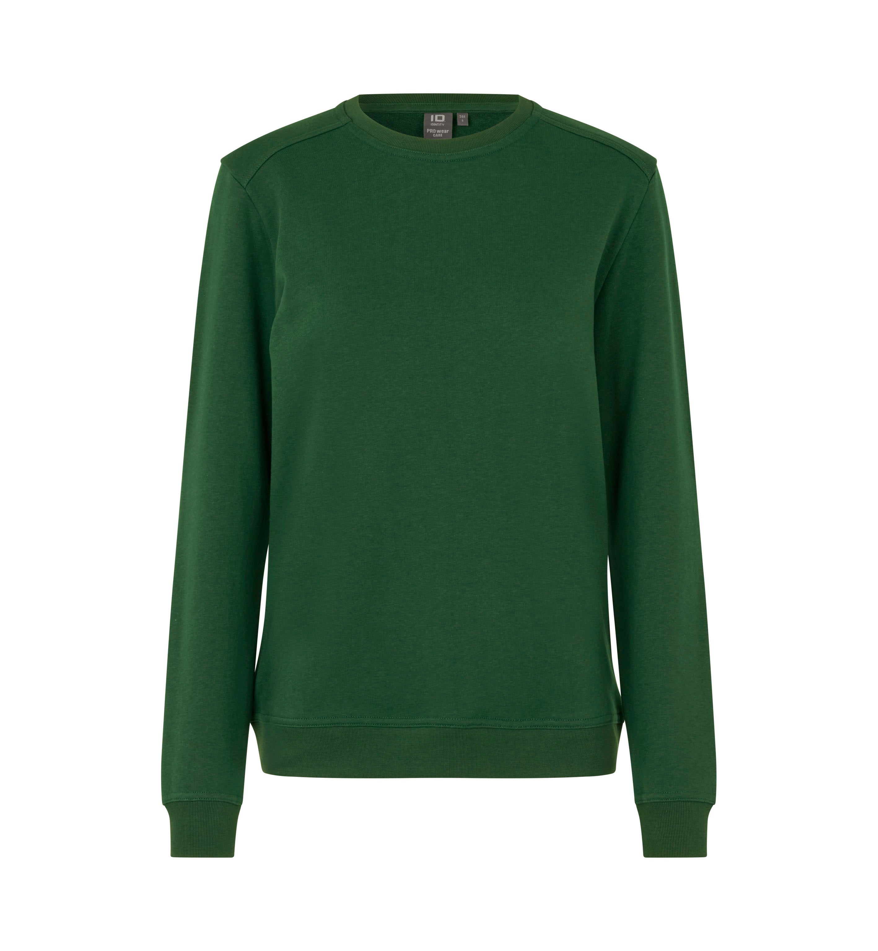 ID 0381 PRO Wear CARE sweatshirt | ubørstet | dame nærbillede med tryk