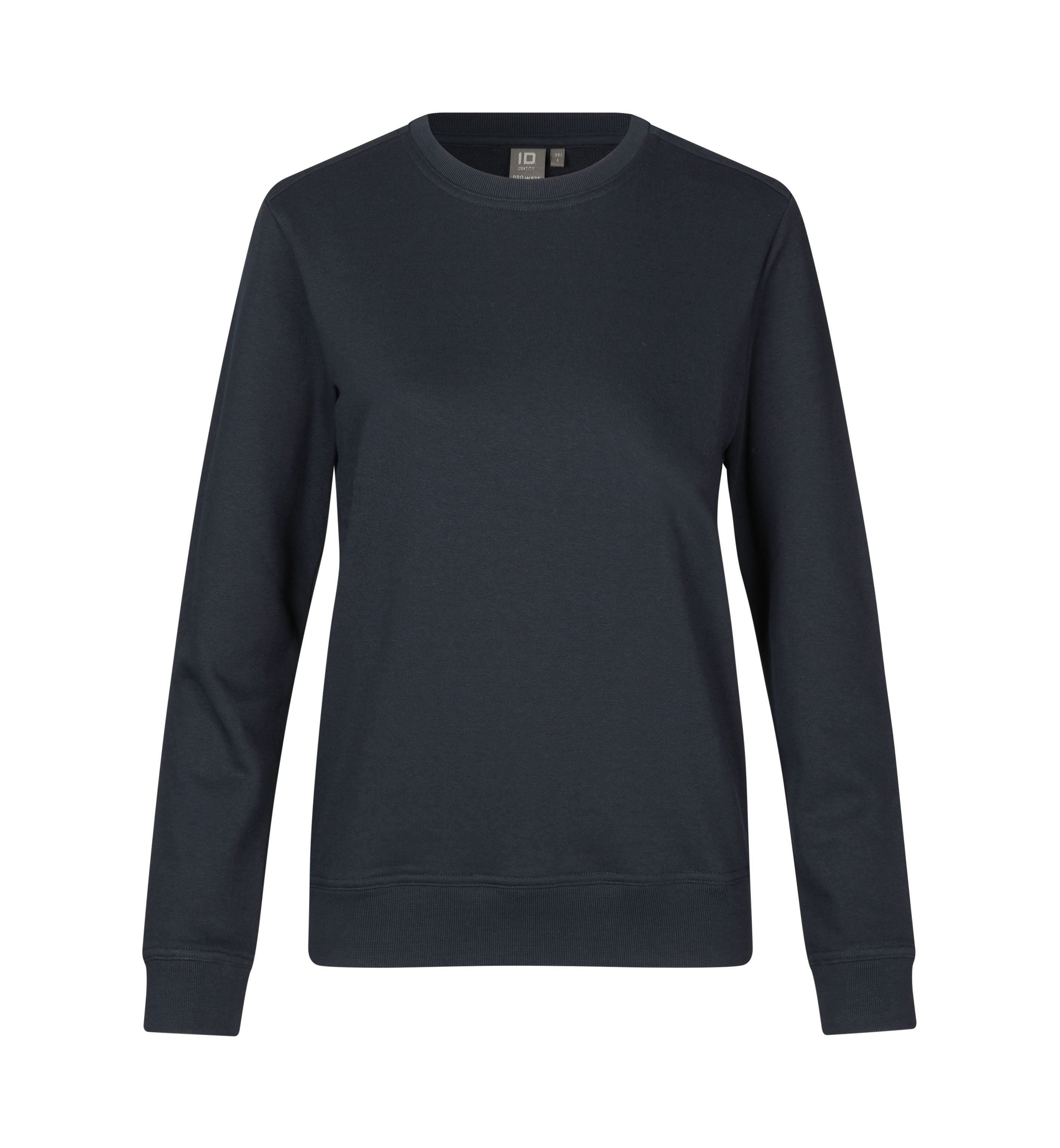 ID 0381 PRO Wear CARE sweatshirt | ubørstet | dame detalje med tryk