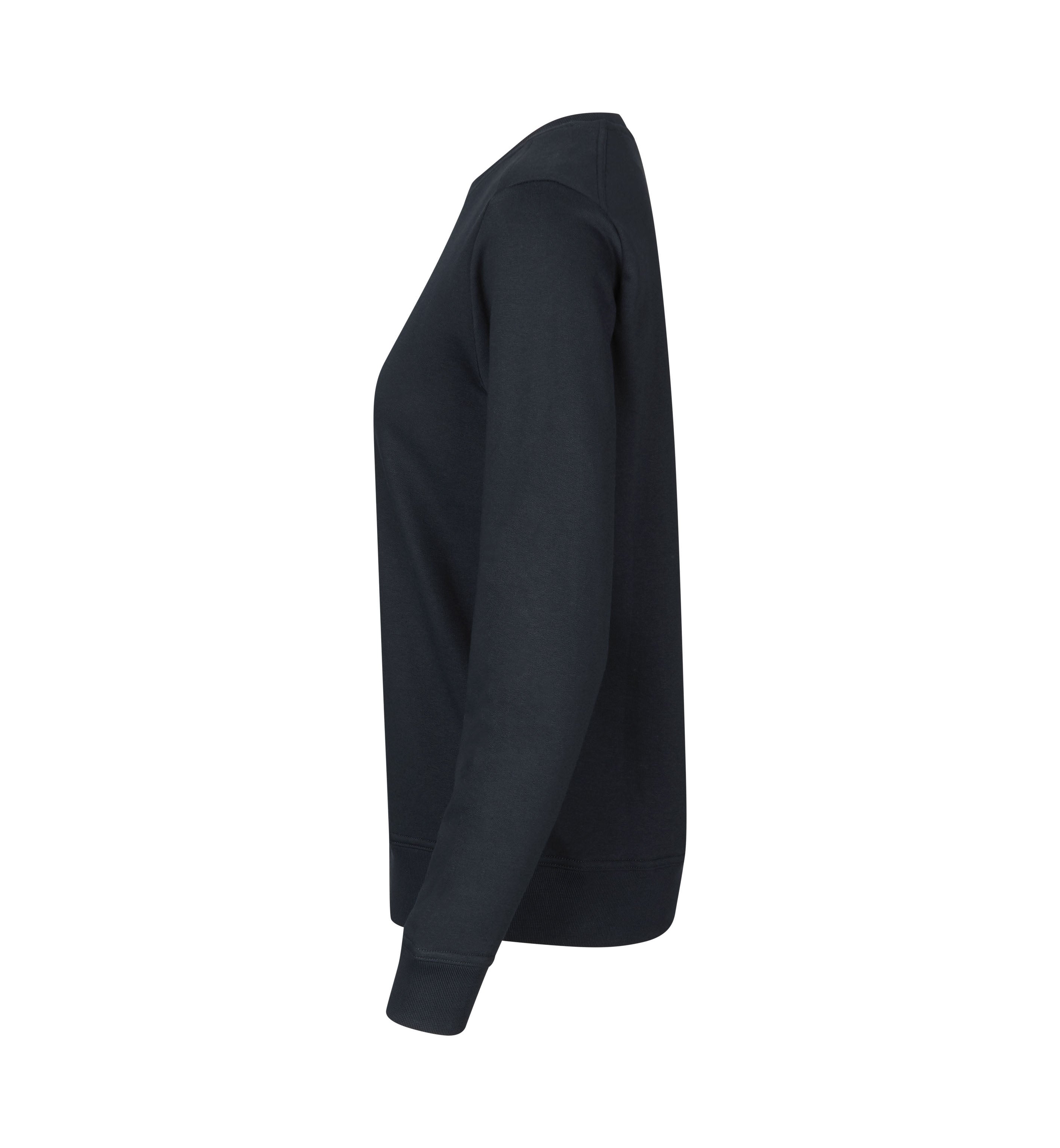ID 0381 PRO Wear CARE sweatshirt | ubørstet | dame nærbillede med firmalogo