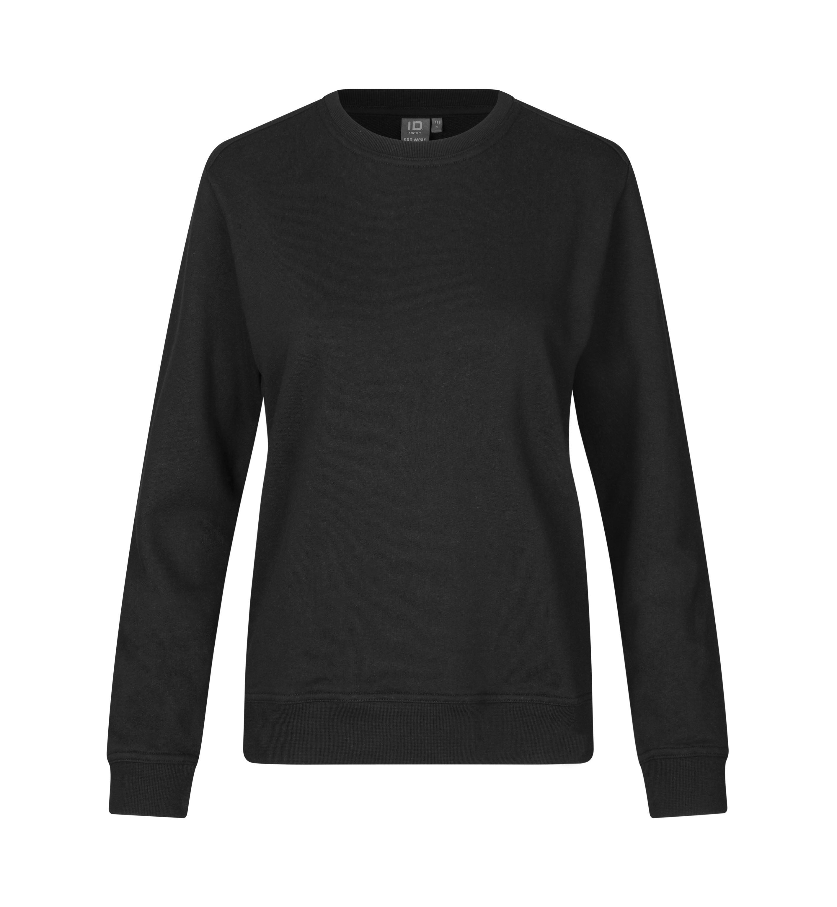 ID 0381 PRO Wear CARE sweatshirt | ubørstet | dame produktfoto med tryk