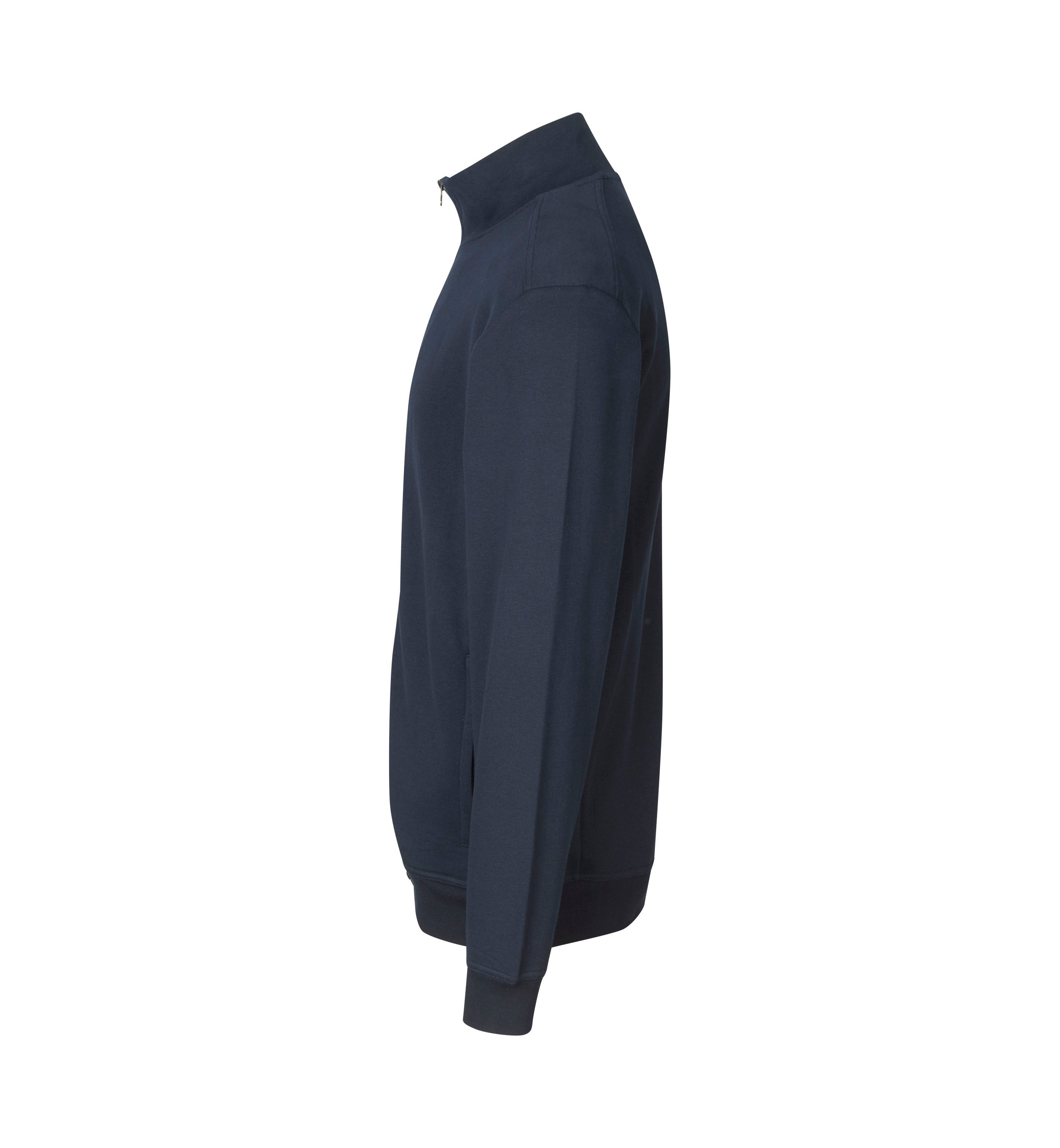 ID 0382 PRO Wear CARE cardigan | ubørstet nærbillede med firmalogo