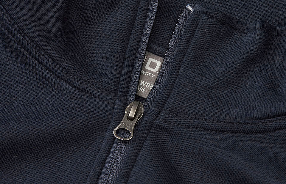 ID 0384 PRO Wear CARE sweat| ubørstet | ¼ zip detalje til broderi