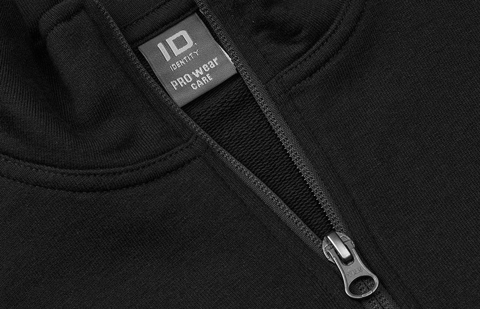 ID 0385 PRO Wear CARE sweat | ubørstet | ¼ zip | dame produktfoto til broderi