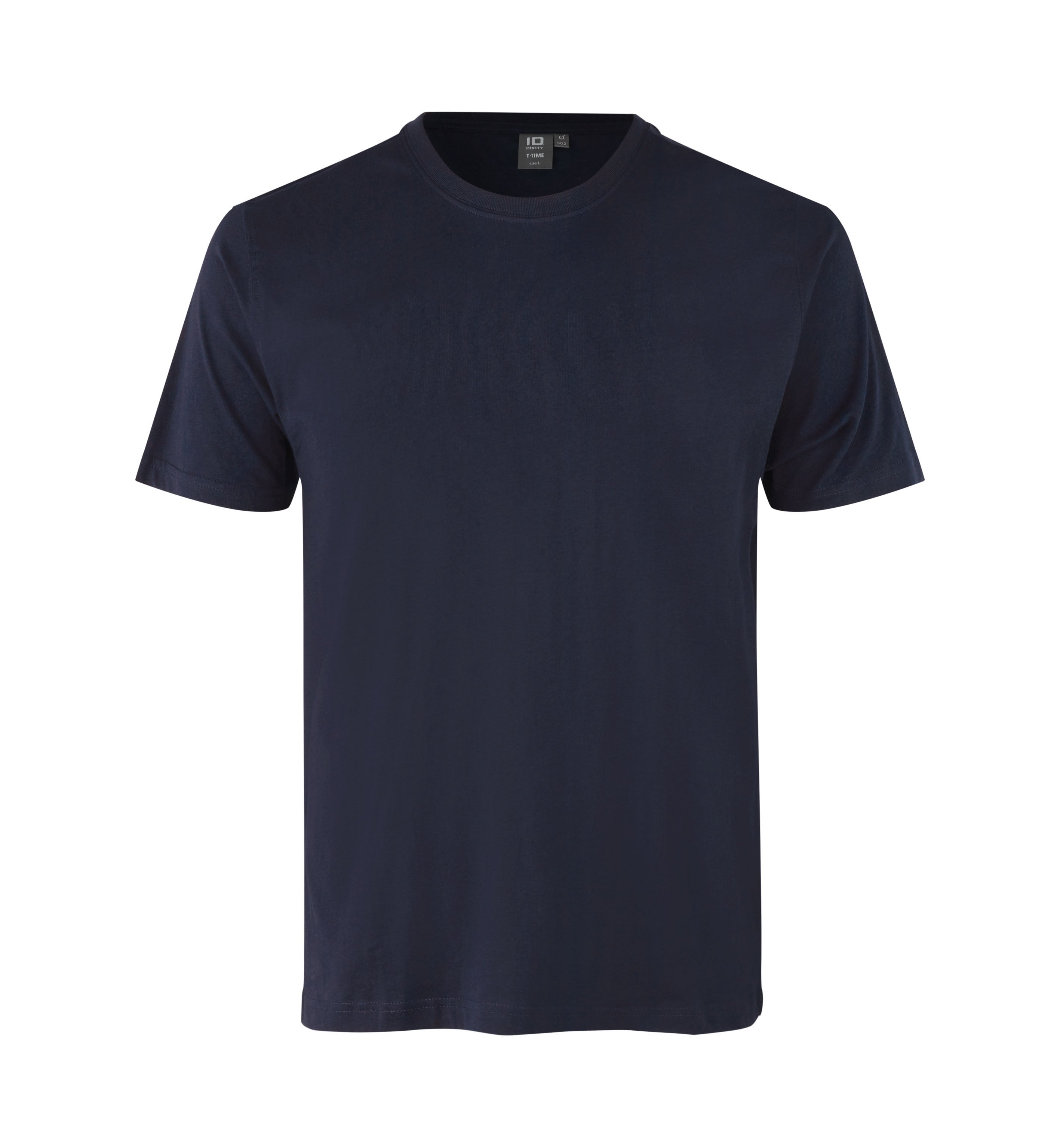 ID 0502 T-TIME® T-shirt | tight nærbillede med firmalogo