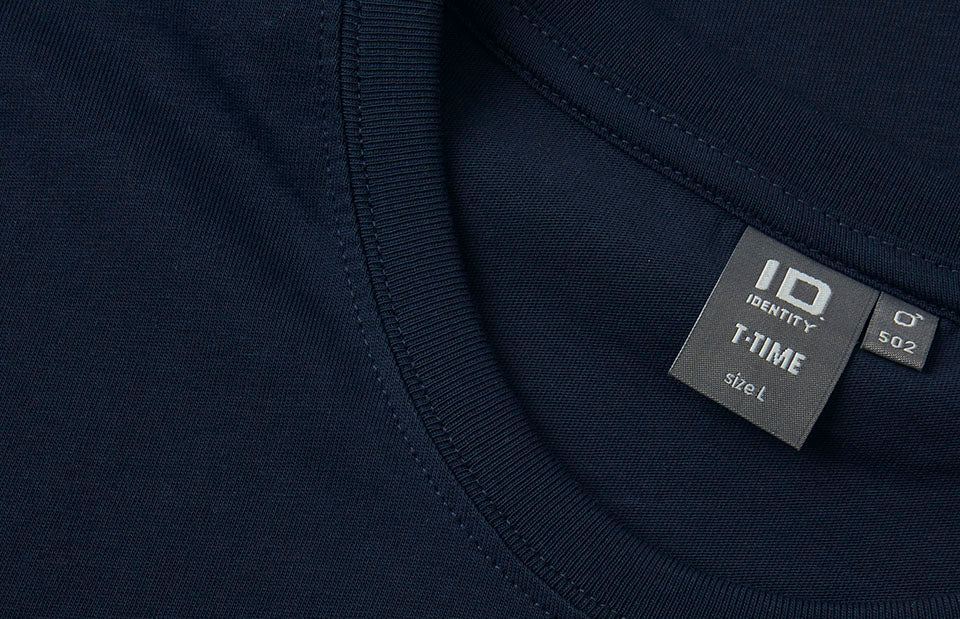 ID 0502 T-TIME® T-shirt | tight detalje til broderi