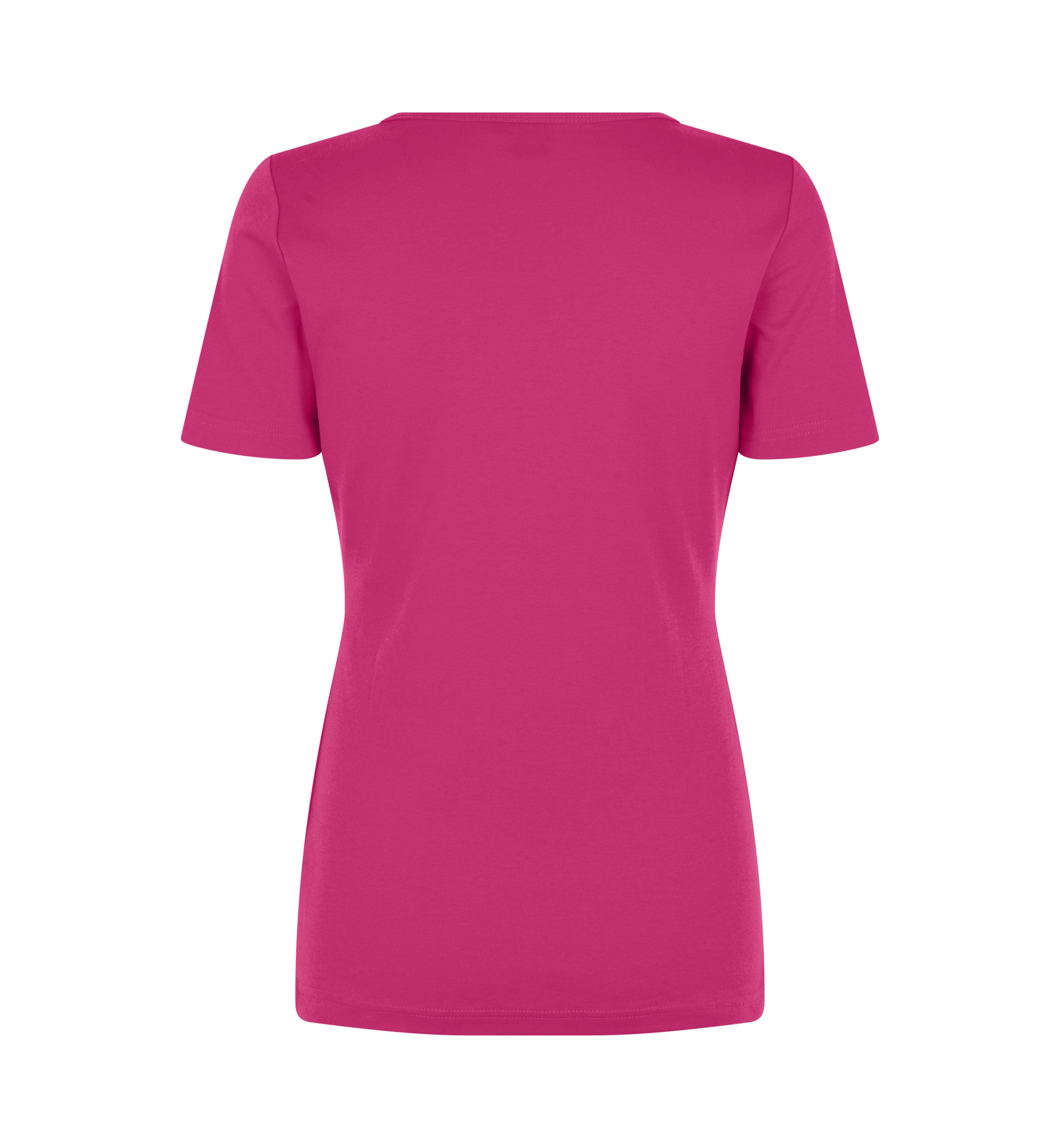 ID 0506 Interlock T-shirt | v-hals | dame produktbillede til broderi