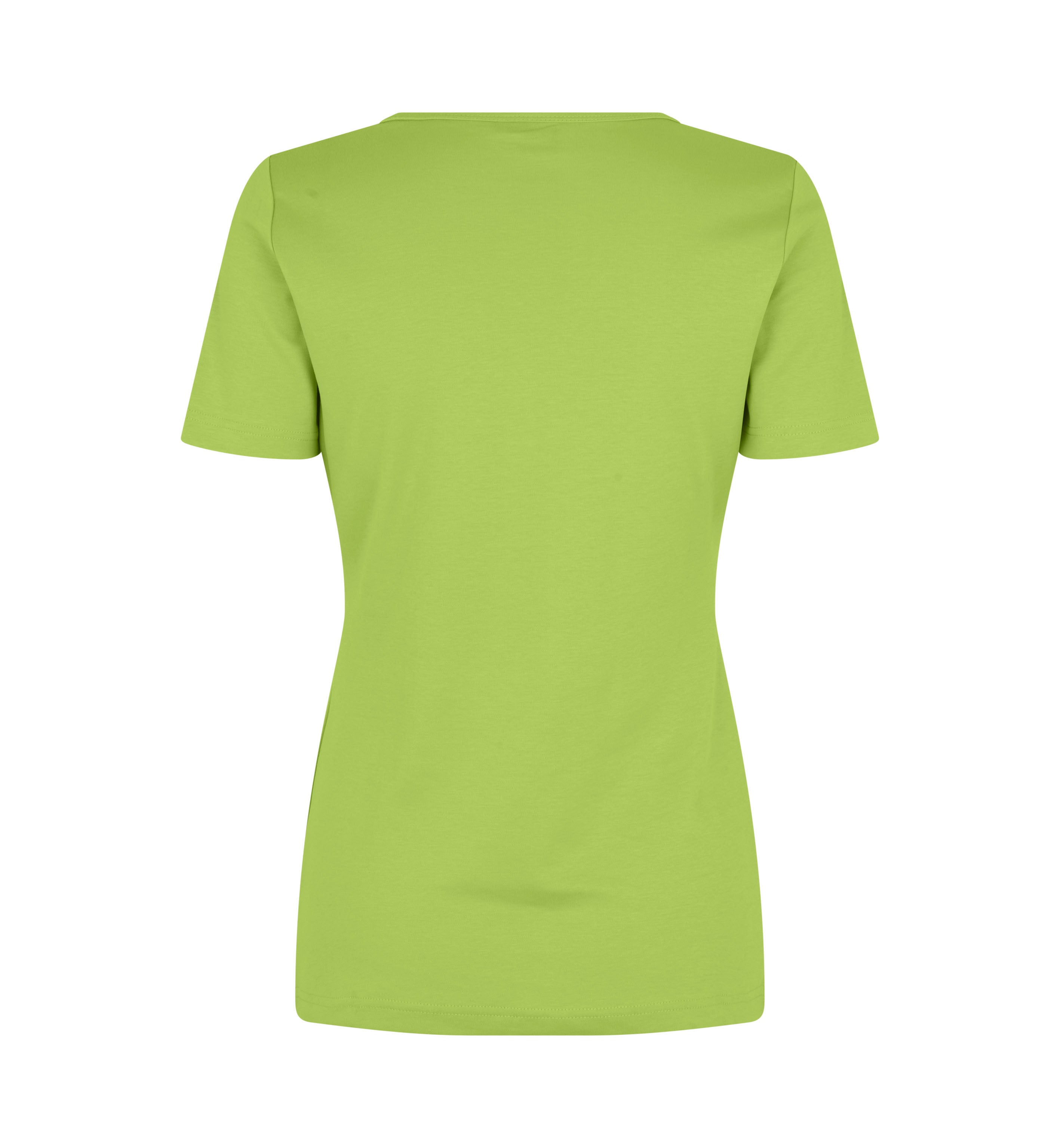 ID 0506 Interlock T-shirt | v-hals | dame materiale til broderi