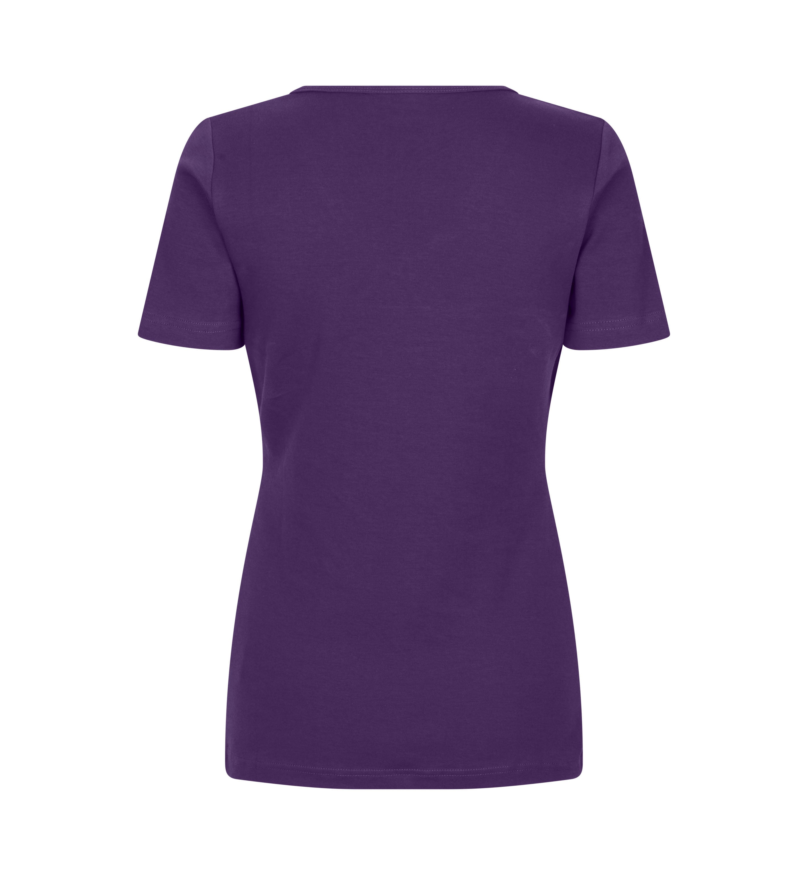 ID 0506 Interlock T-shirt | v-hals | dame produktbillede til broderi