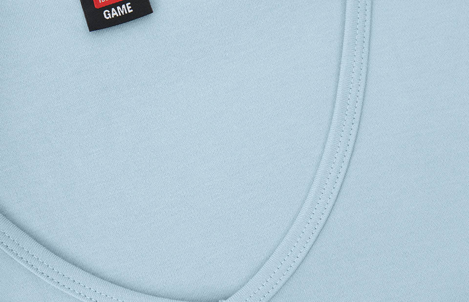 ID 0506 Interlock T-shirt | v-hals | dame produktfoto med logo