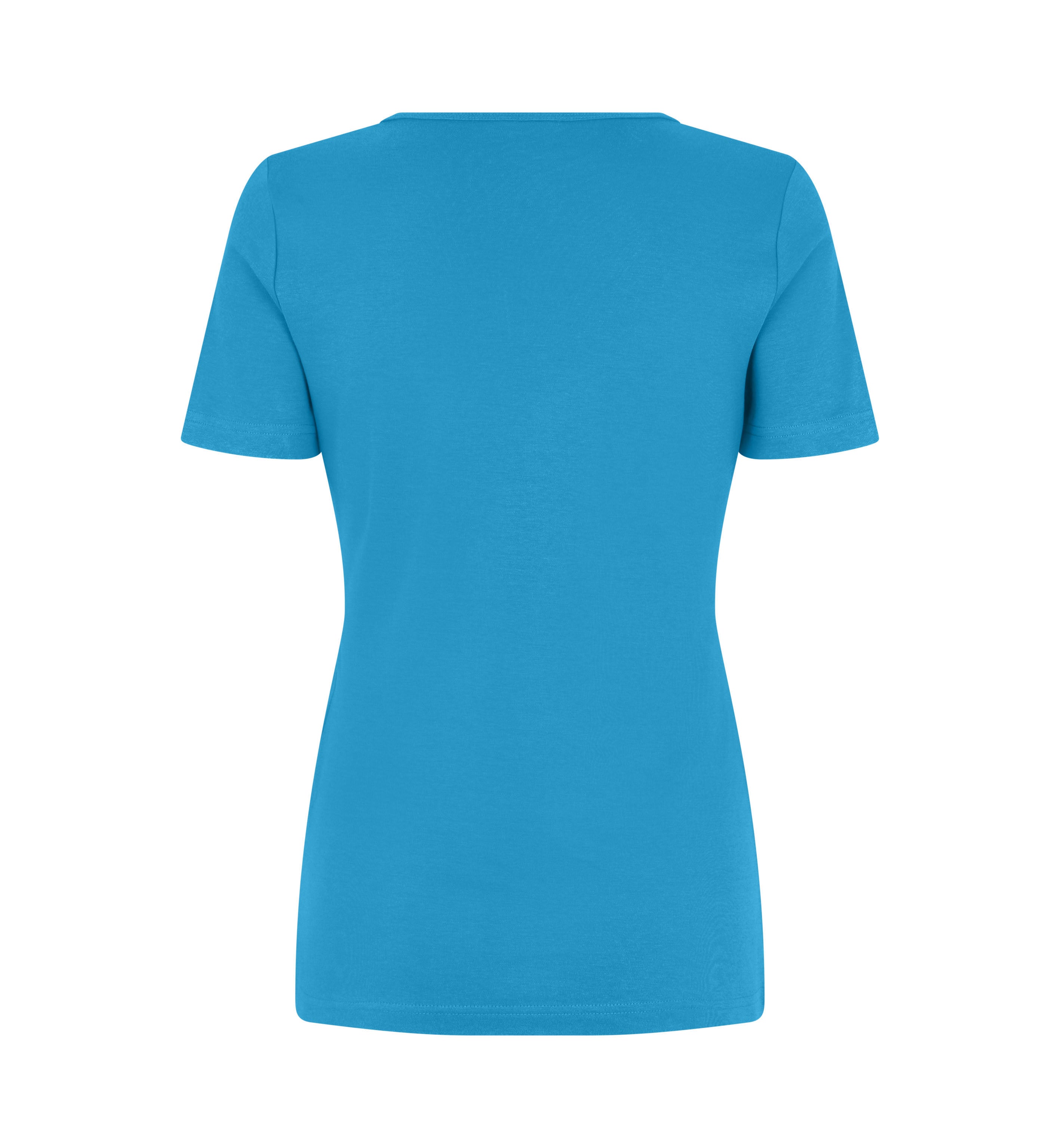 ID 0506 Interlock T-shirt | v-hals | dame materiale til broderi