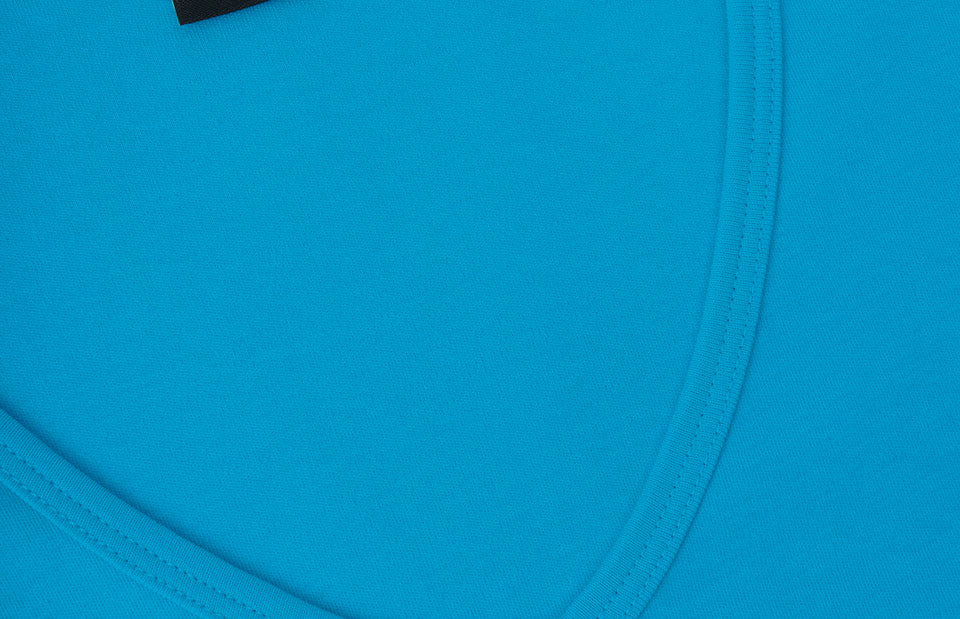 ID 0506 Interlock T-shirt | v-hals | dame produktbillede med logo