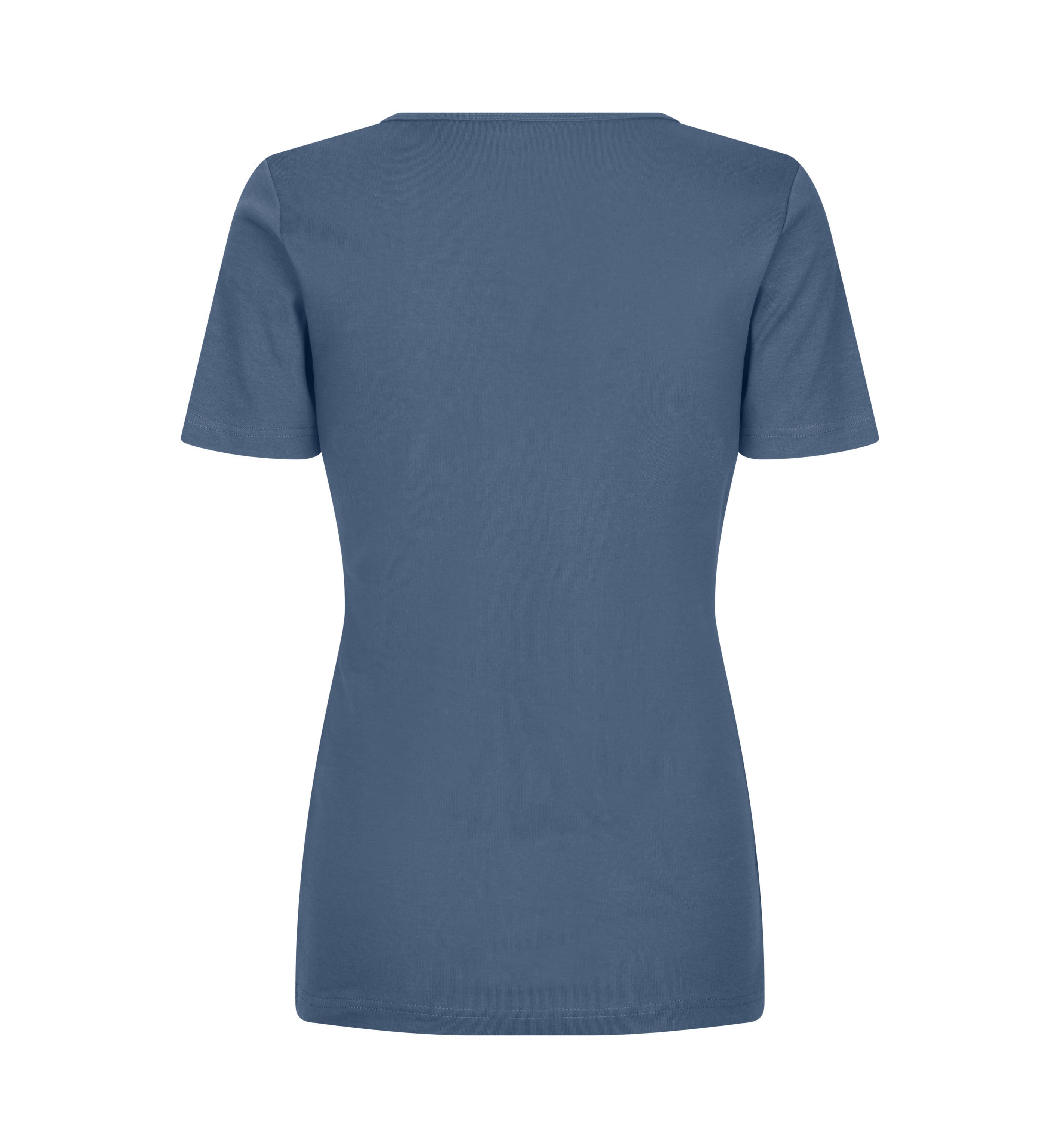 ID 0506 Interlock T-shirt | v-hals | dame produktfoto til broderi