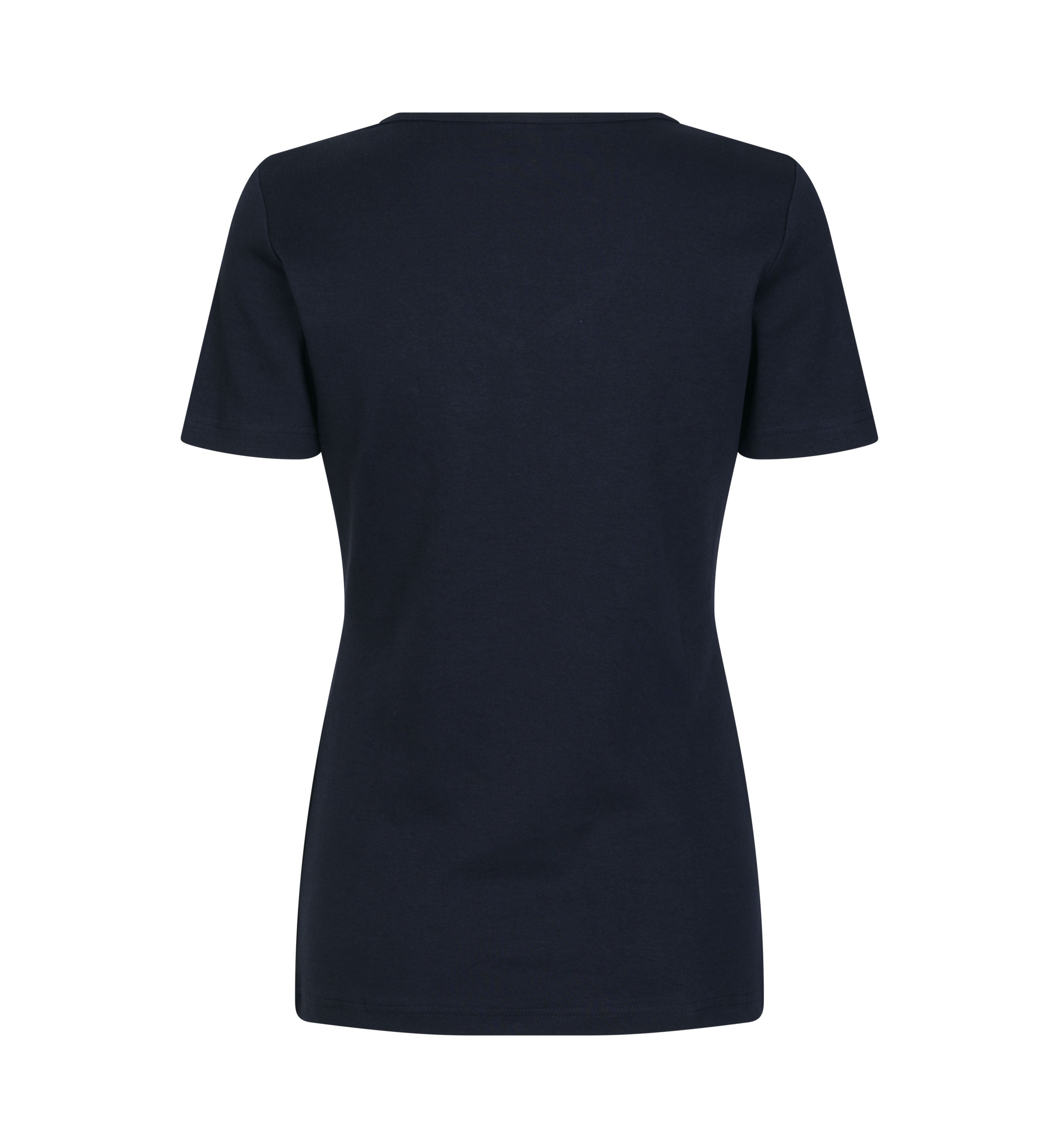 ID 0506 Interlock T-shirt | v-hals | dame produktbillede til broderi
