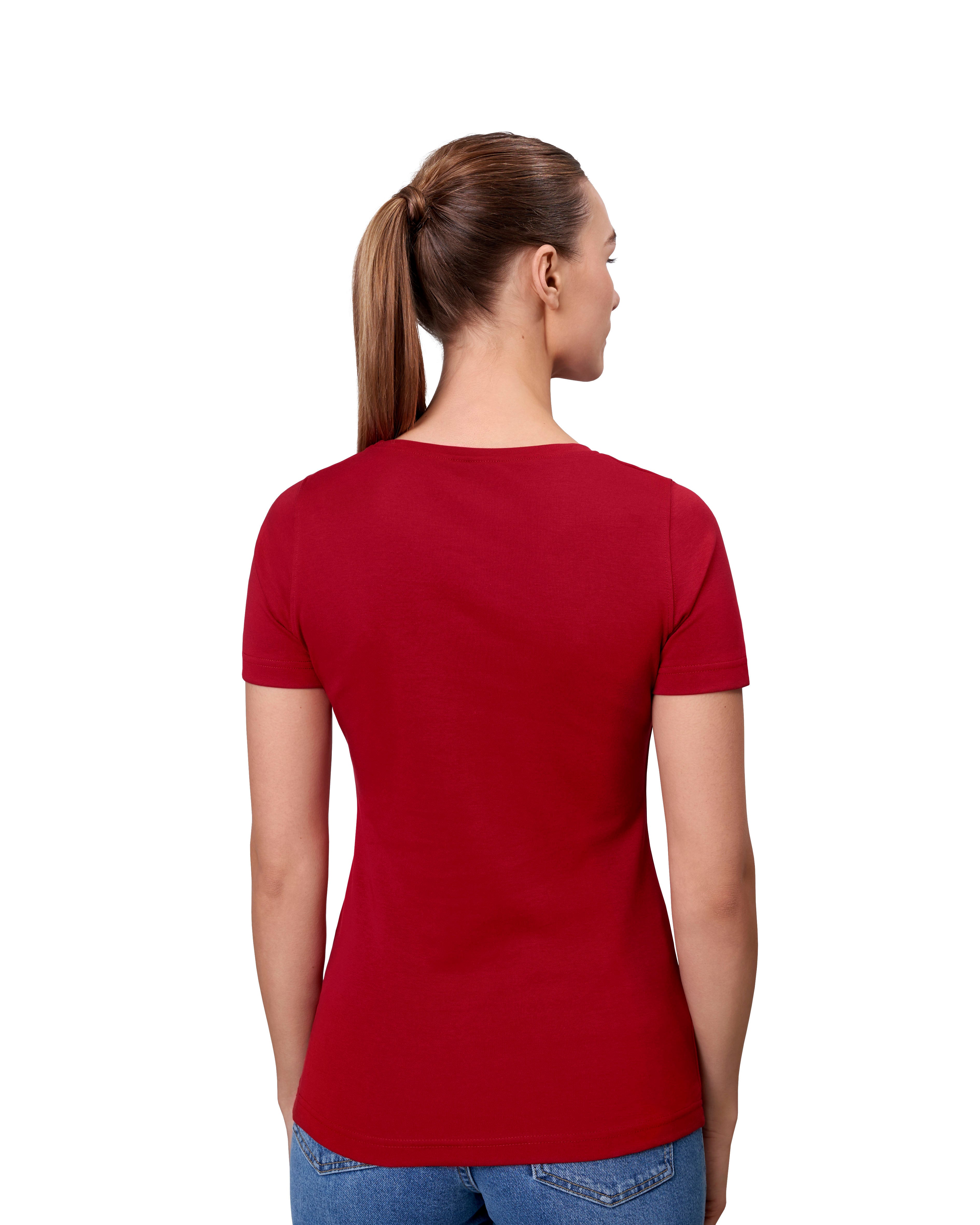 ID 0508 Interlock T-shirt | dame produktbillede med logo
