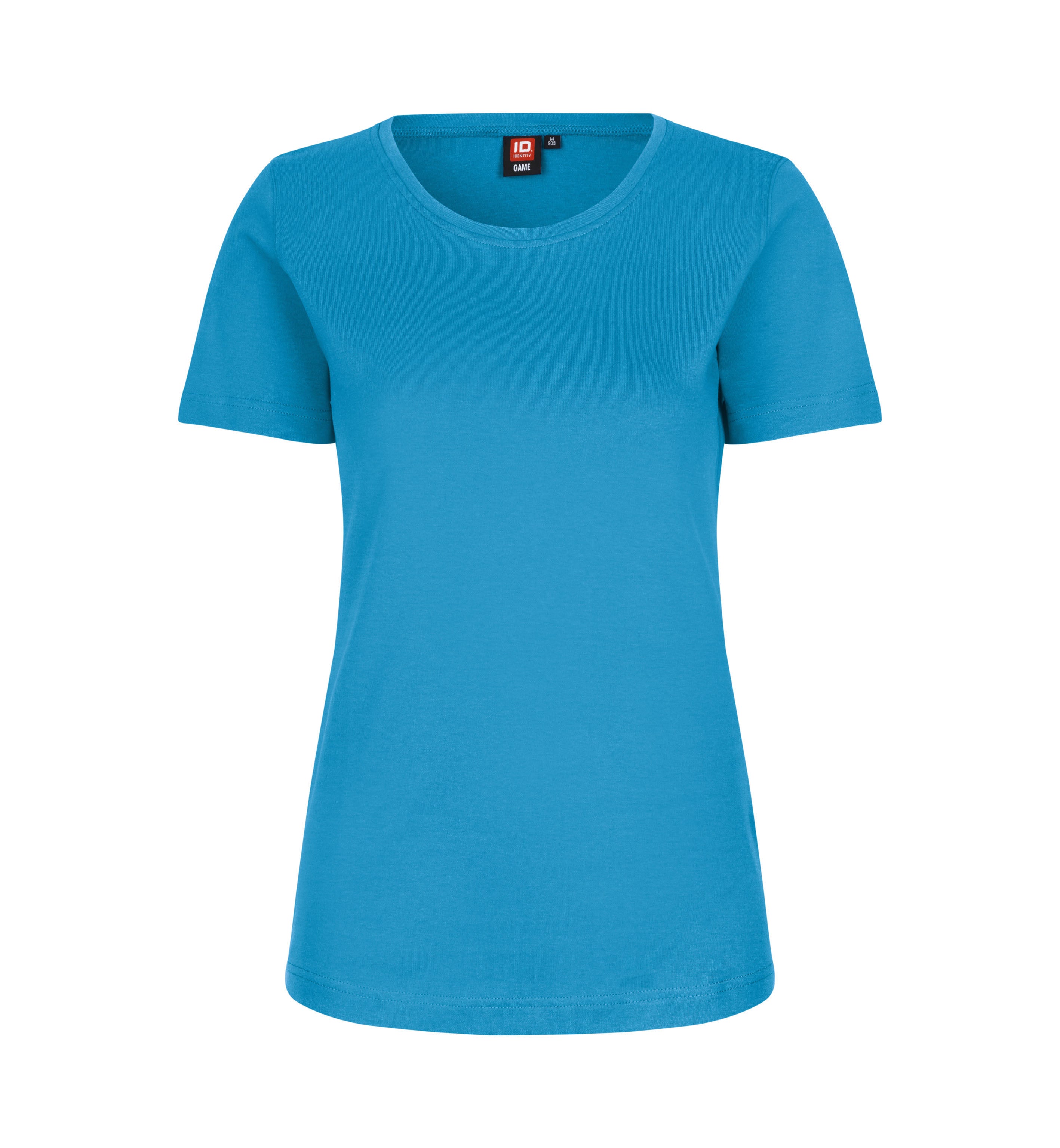 ID 0508 Interlock T-shirt | dame produktfoto med tryk