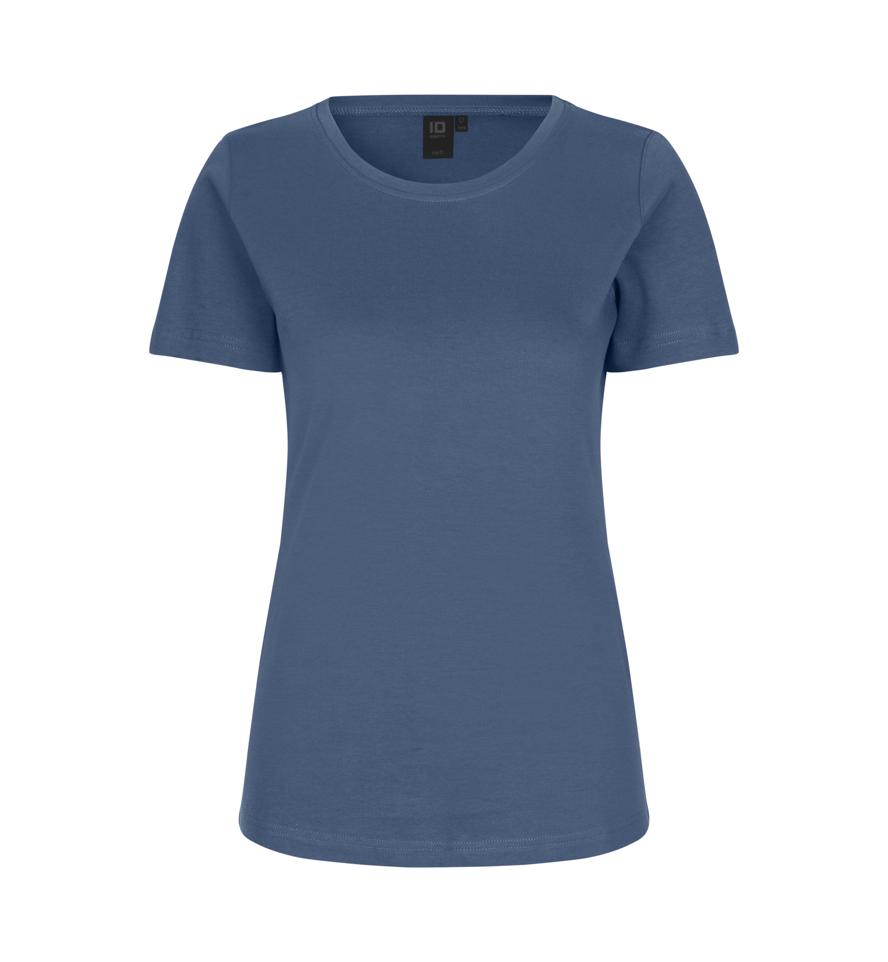 ID 0508 Interlock T-shirt | dame nærbillede med tryk