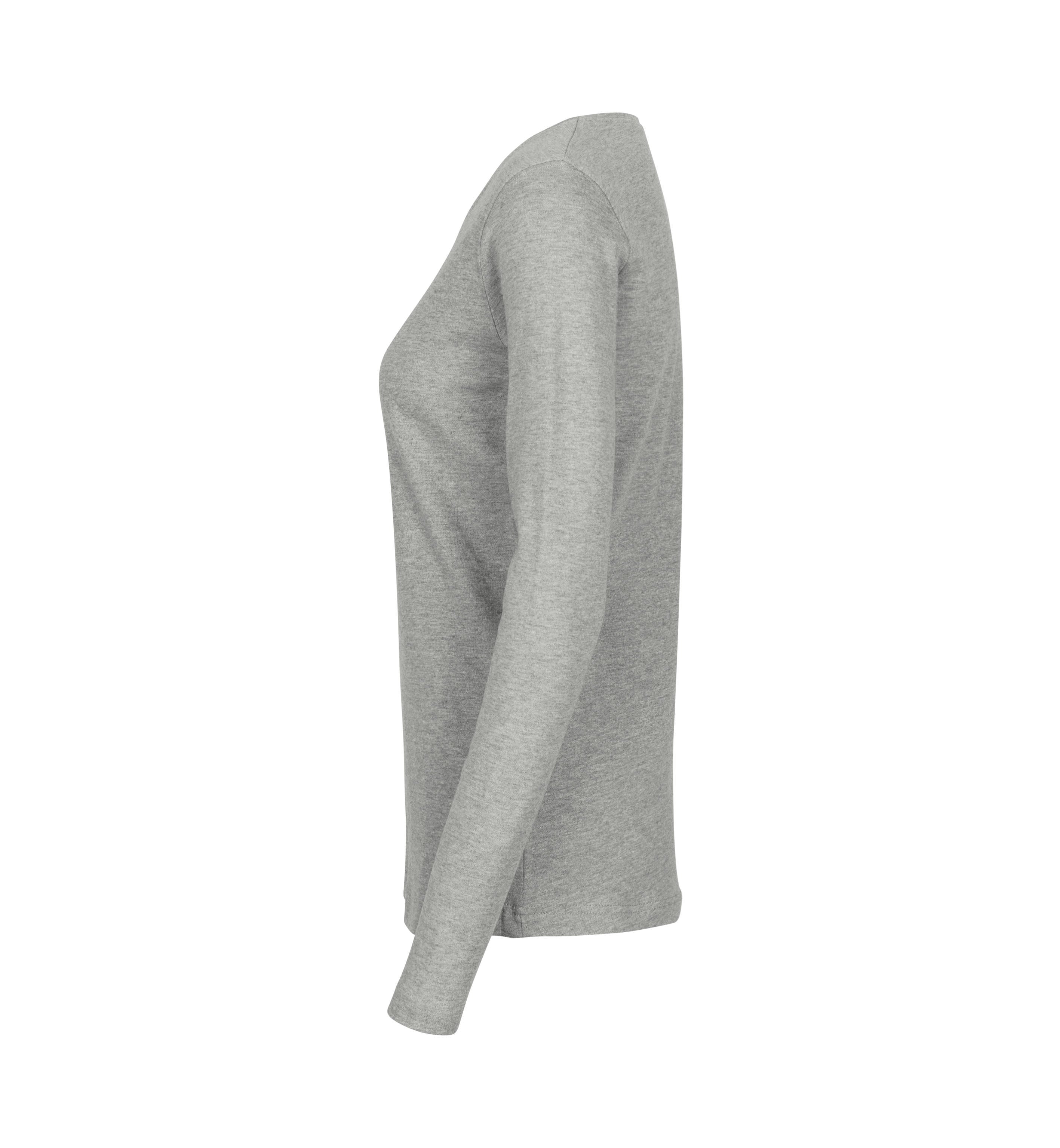 ID 0509 Interlock T-shirt | l/æ | dame detalje med firmalogo