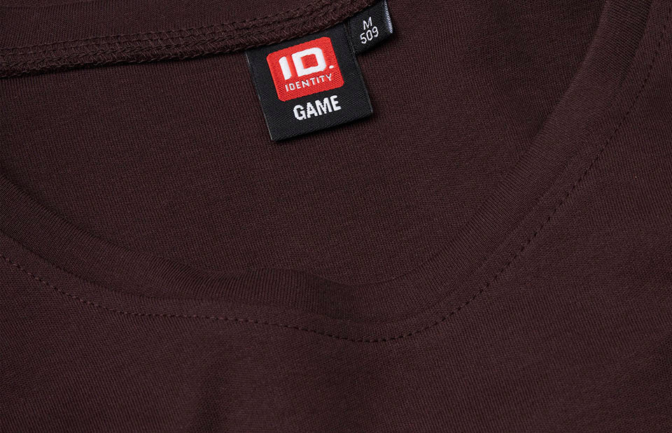 ID 0509 Interlock T-shirt | l/æ | dame detalje med logo
