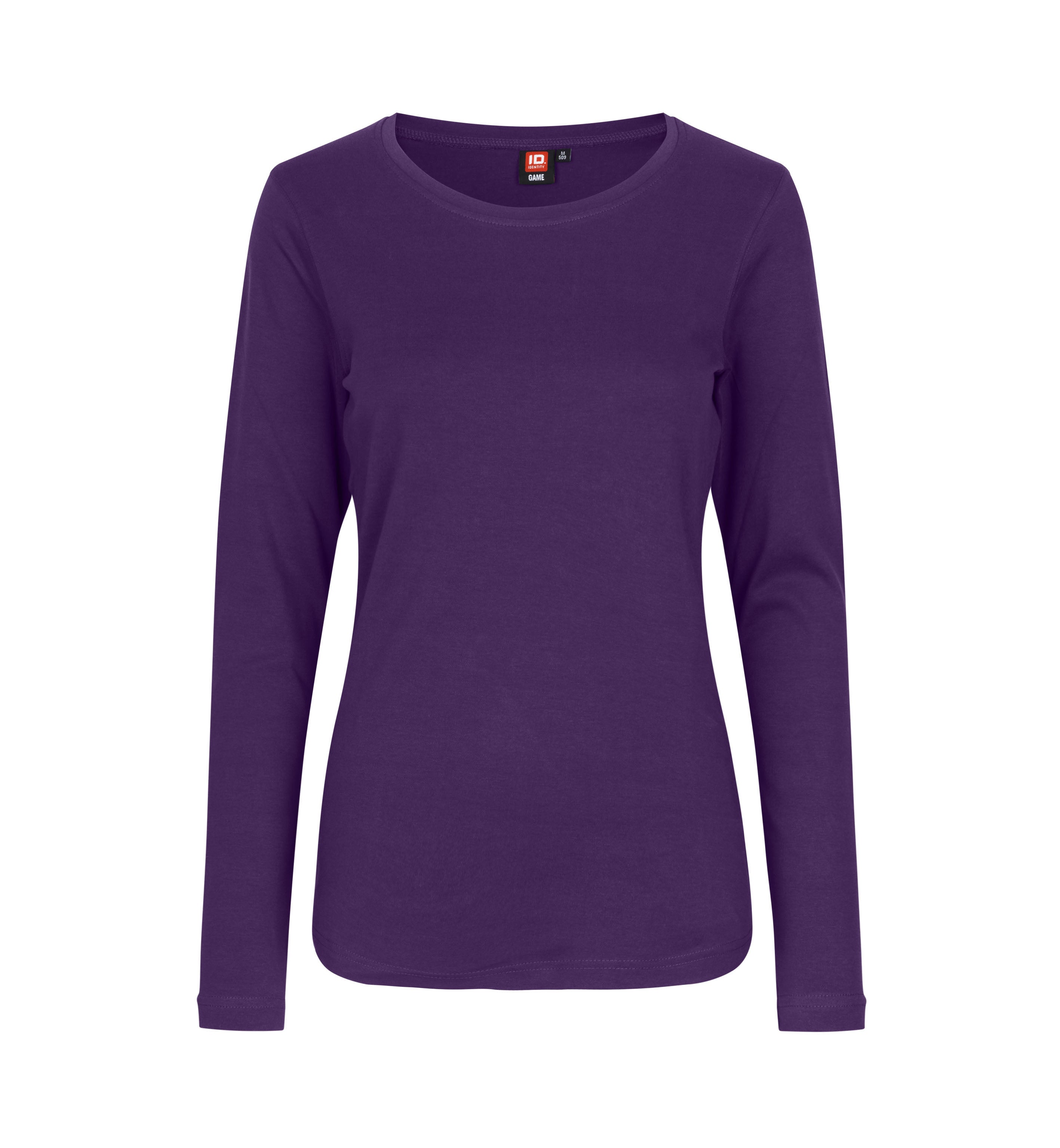 ID 0509 Interlock T-shirt | l/æ | dame produktbillede med tryk