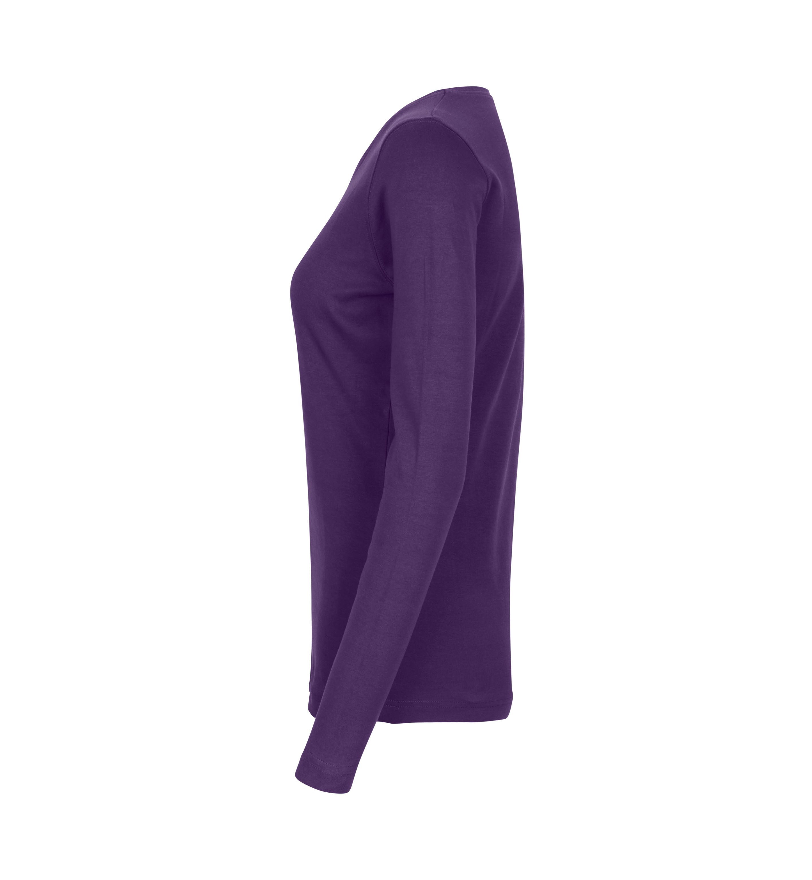 ID 0509 Interlock T-shirt | l/æ | dame detalje med firmalogo