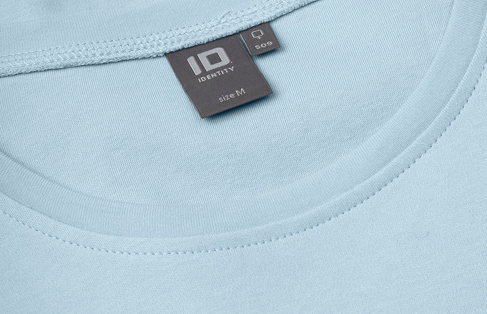 ID 0509 Interlock T-shirt | l/æ | dame detalje med logo